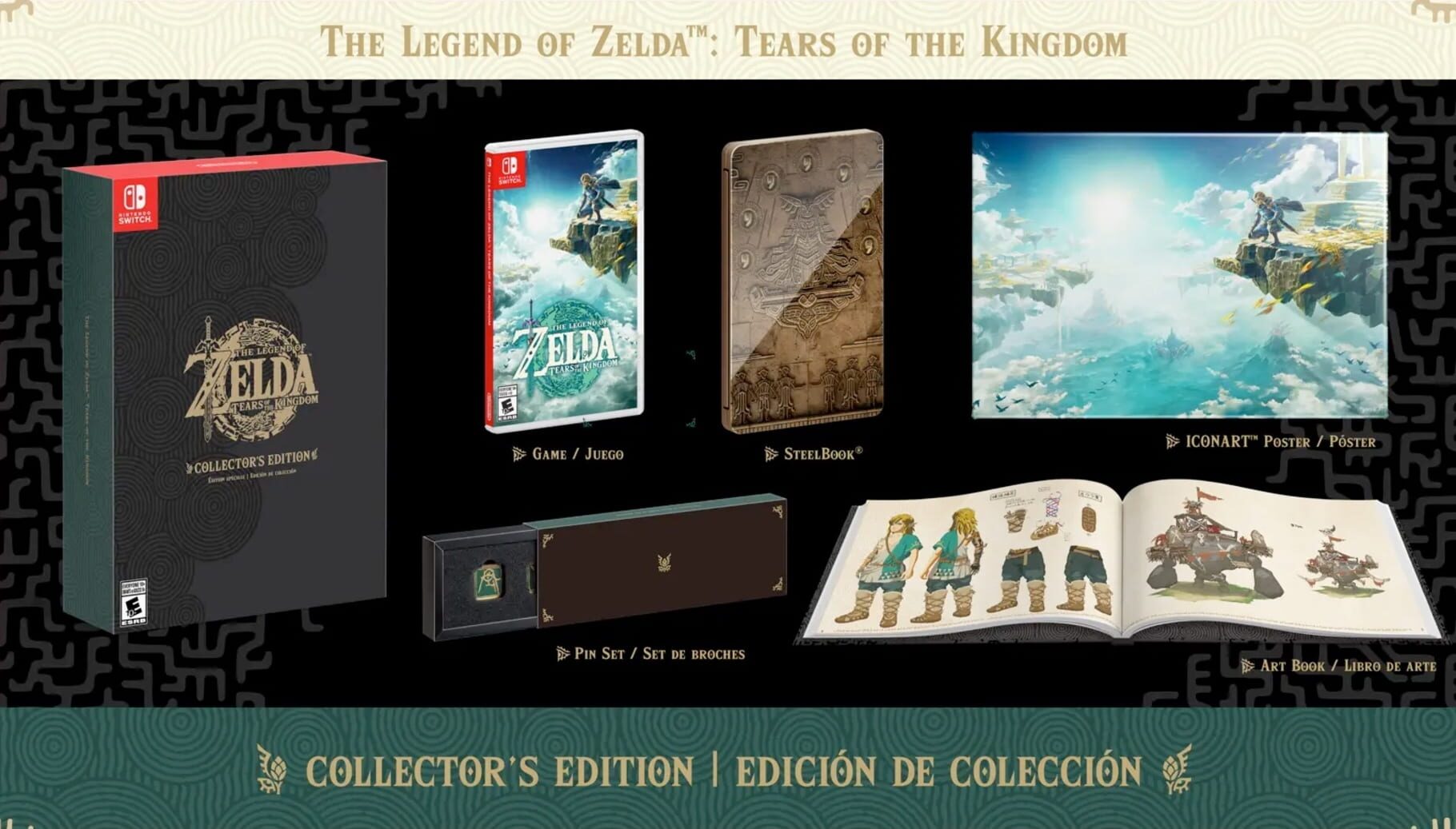 Arte - The Legend of Zelda: Tears of the Kingdom - Collector's Edition