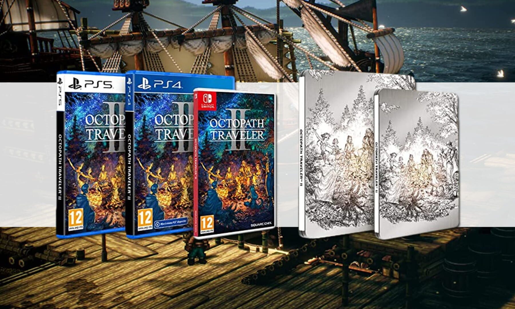 Arte - Octopath Traveler II: Steelbook Edition