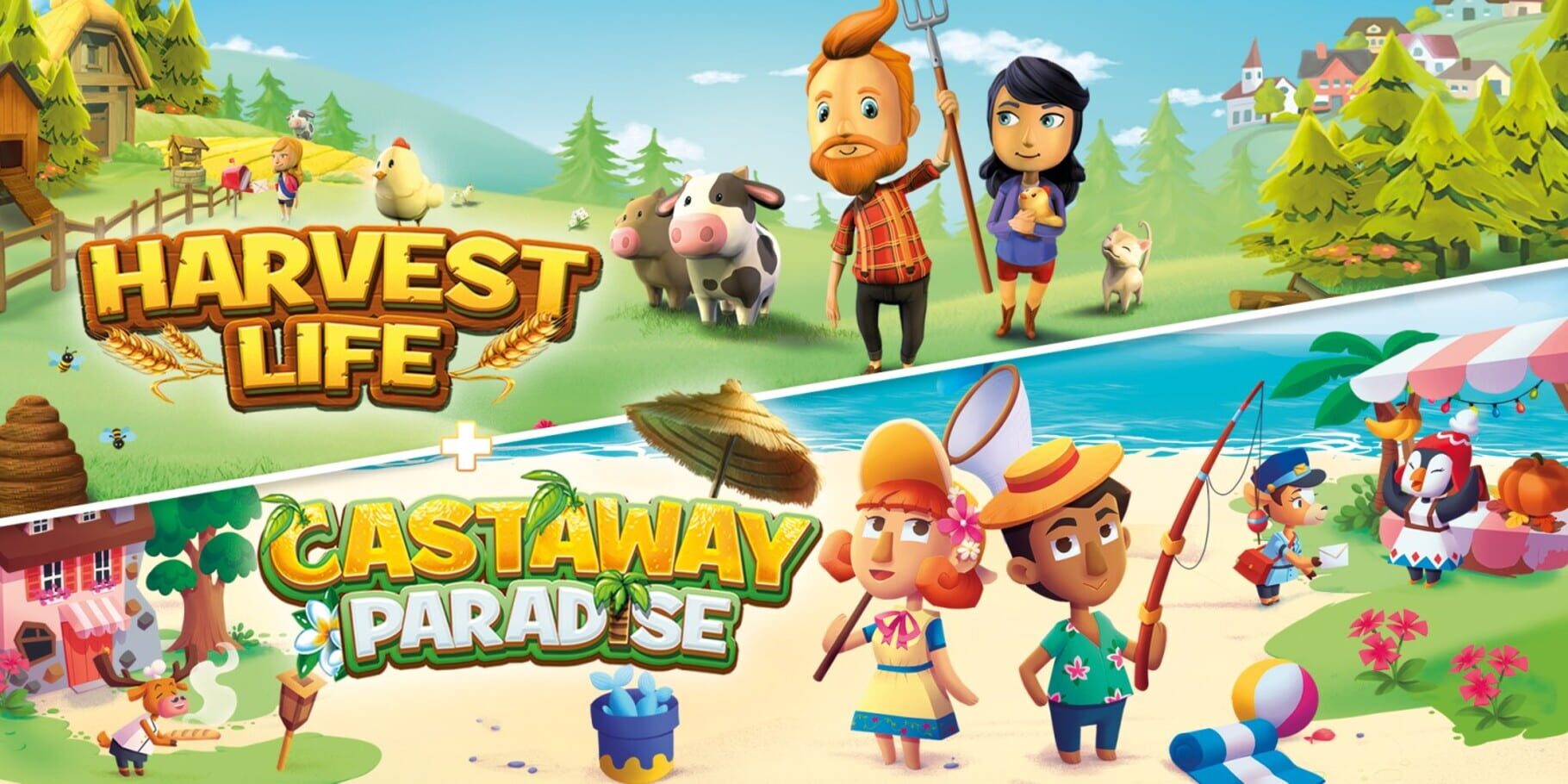 Harvest Life + Castaway Paradise artwork