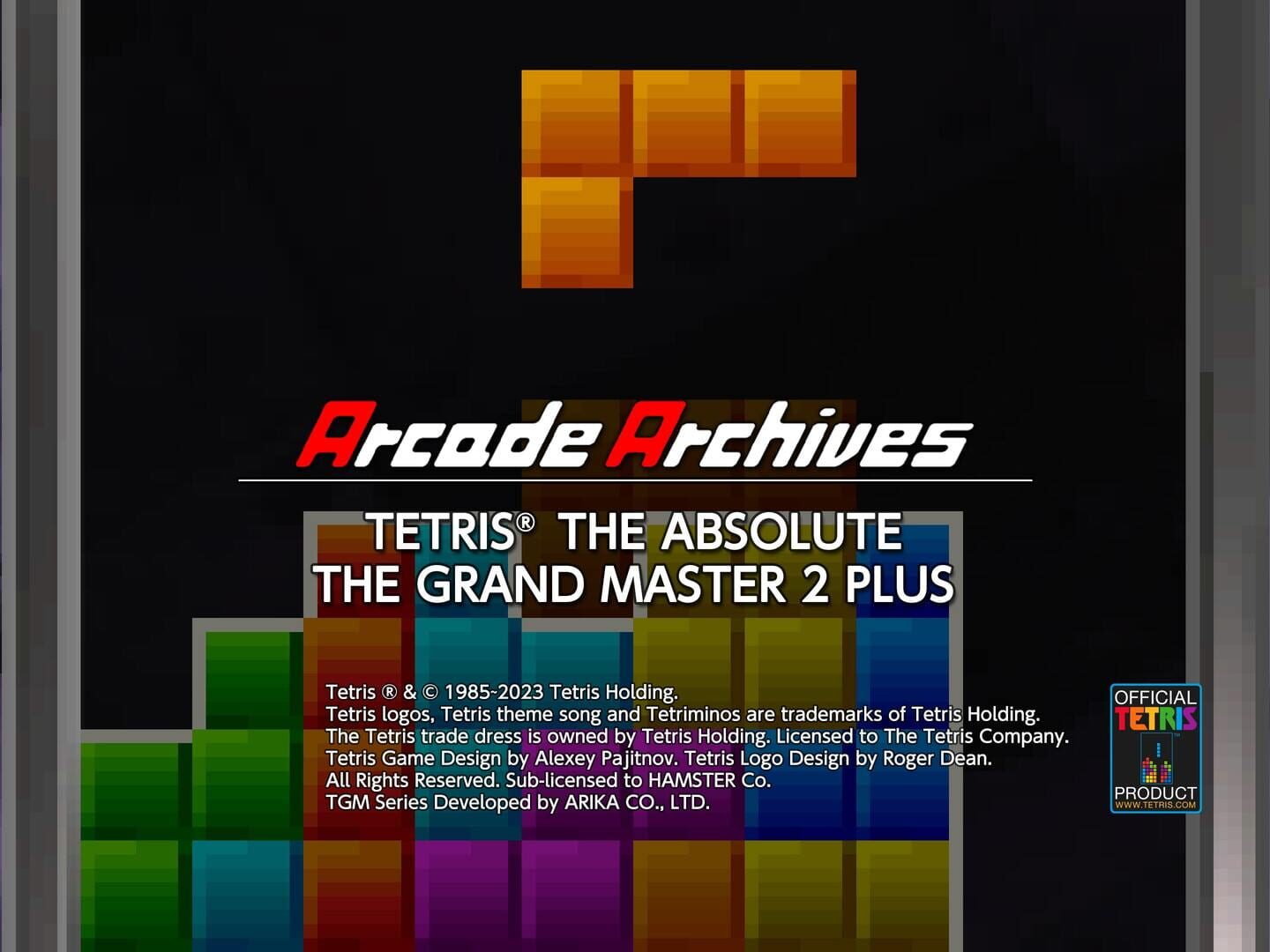 Arte - Arcade Archives: Tetris - The Absolute: The Grand Master 2 Plus