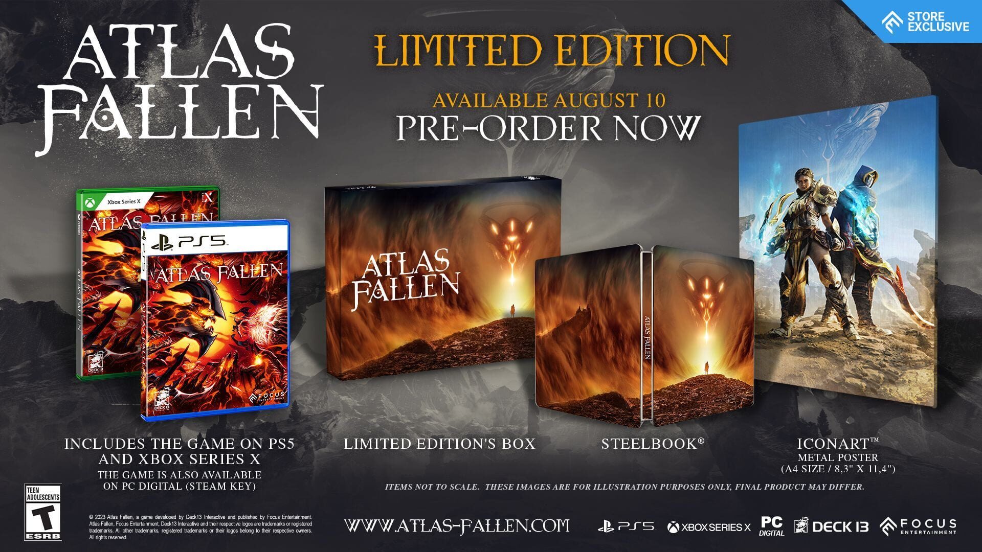 Artwork for Atlas Fallen: Limited Edition