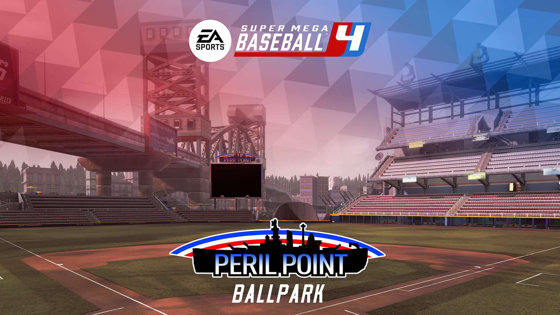 Super Mega Baseball 4: Peril Point Stadium artwork