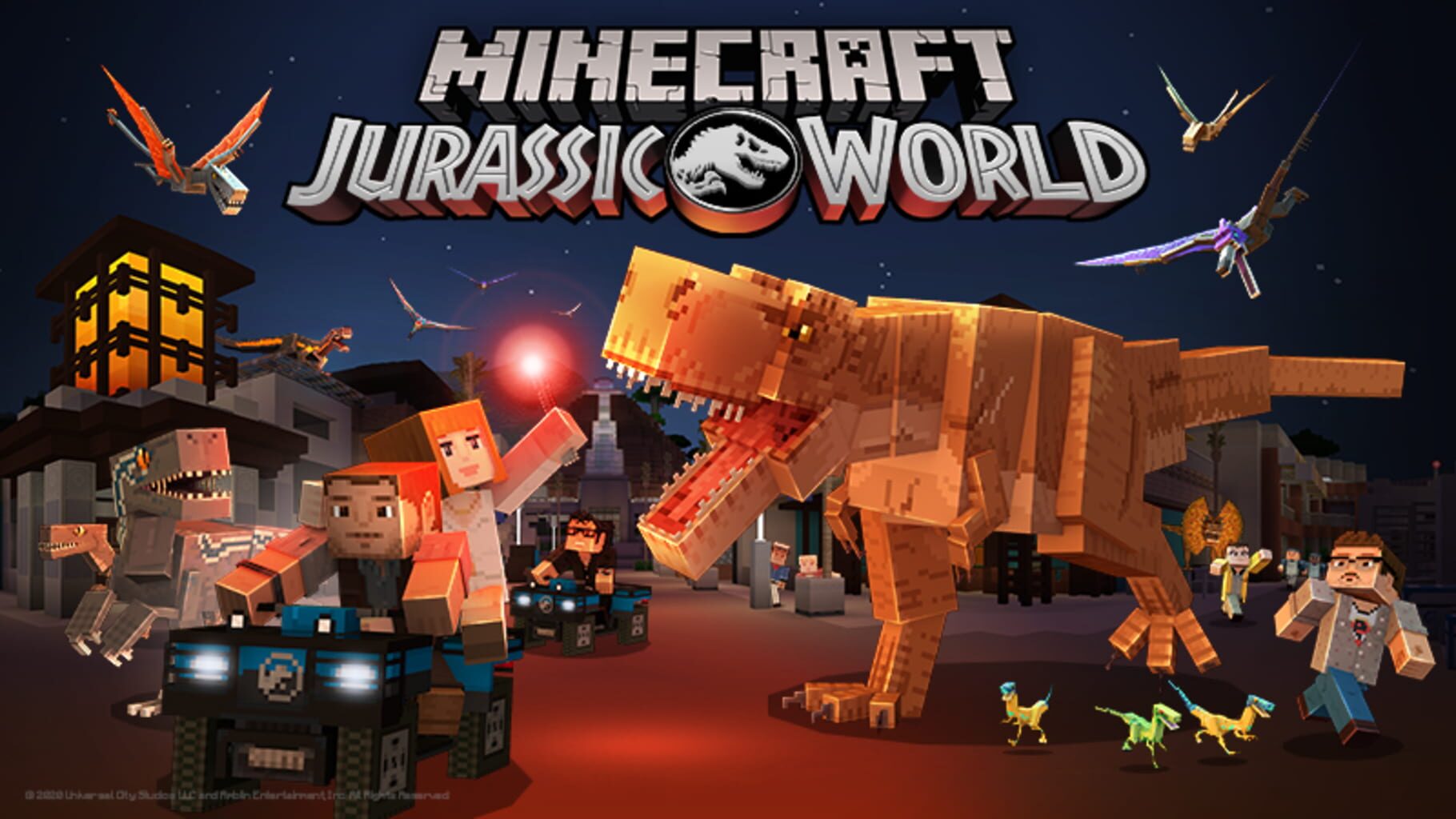 Minecraft: Jurassic World artwork