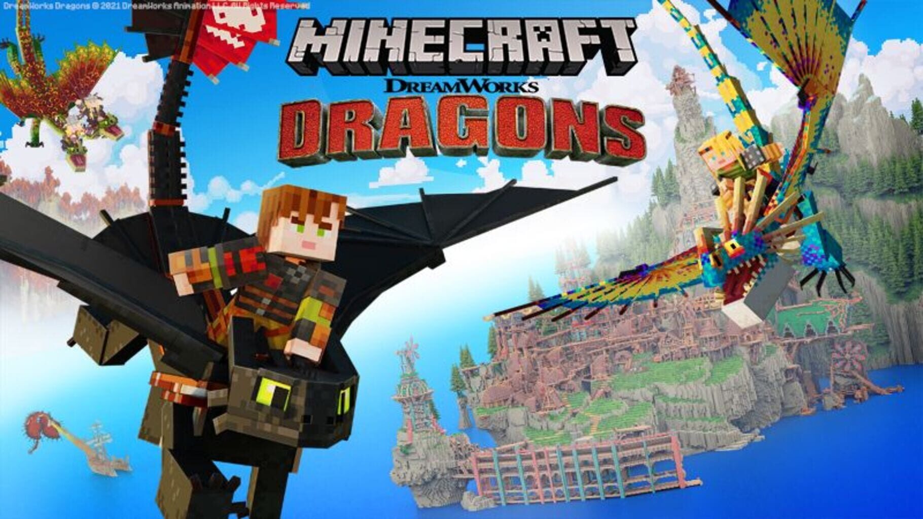 Arte - Minecraft: How To Train Your Dragon