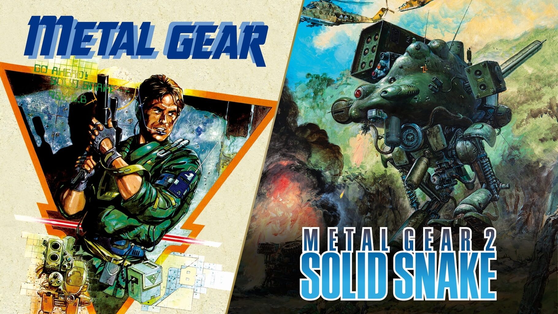 Arte - Metal Gear & Metal Gear 2: Solid Snake