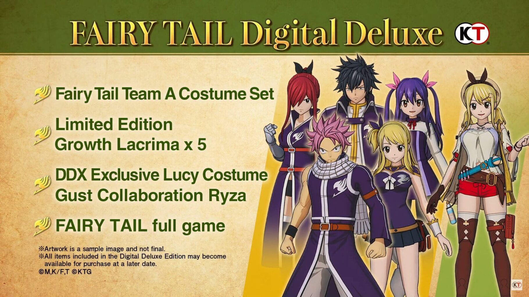 Fairy Tail: Digital Deluxe Edition artwork
