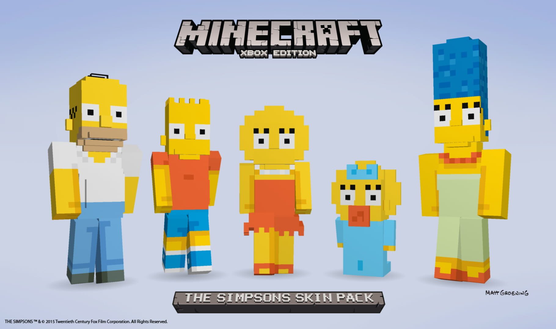 Arte - Minecraft: The Simpsons Skin Pack