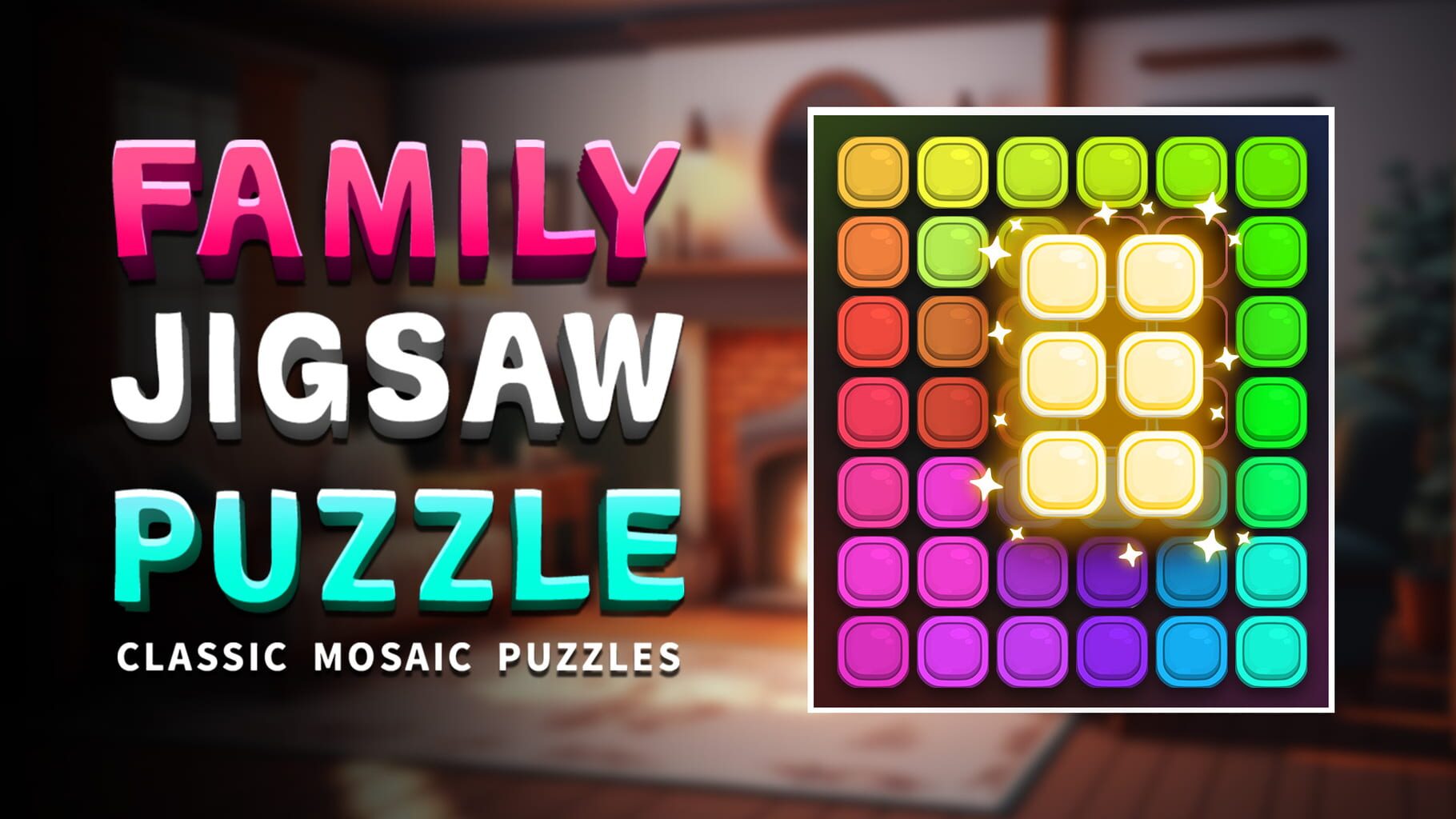 Family Jigsaw Puzzle: Classic Mosaic Puzzles artwork