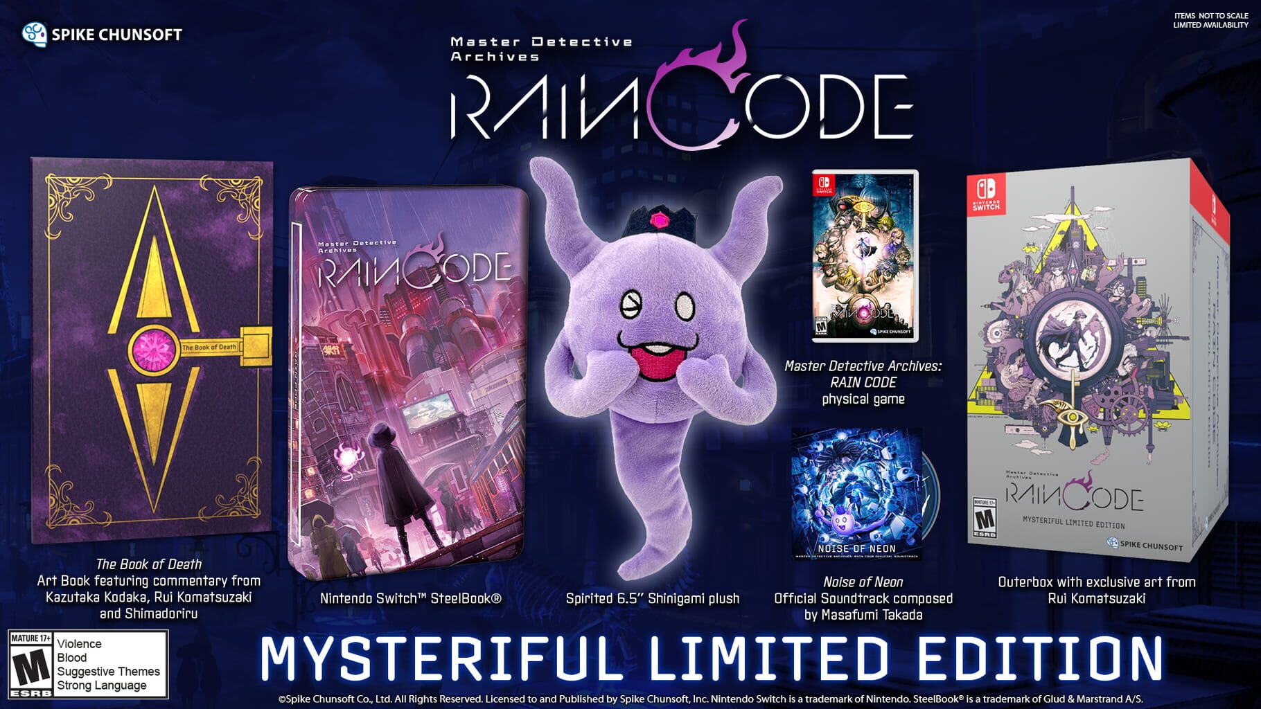 Master Detective Archives: Rain Code - Mysteriful Limited Edition artwork