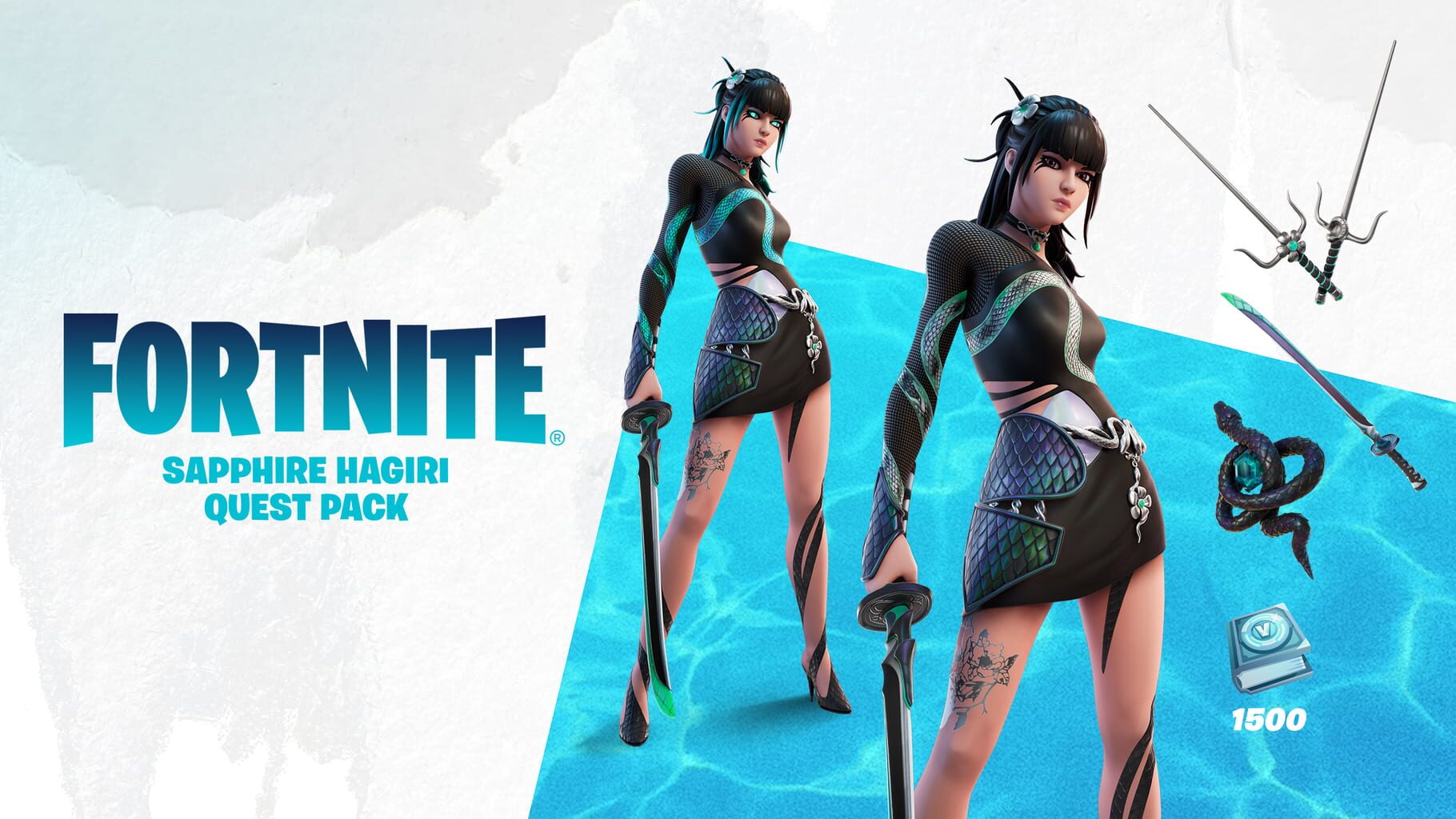 Arte - Fortnite: Sapphire Hagiri Quest Pack