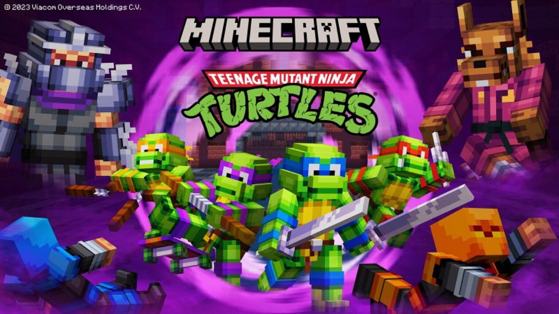 Arte - Minecraft: Teenage Mutant Ninja Turtles