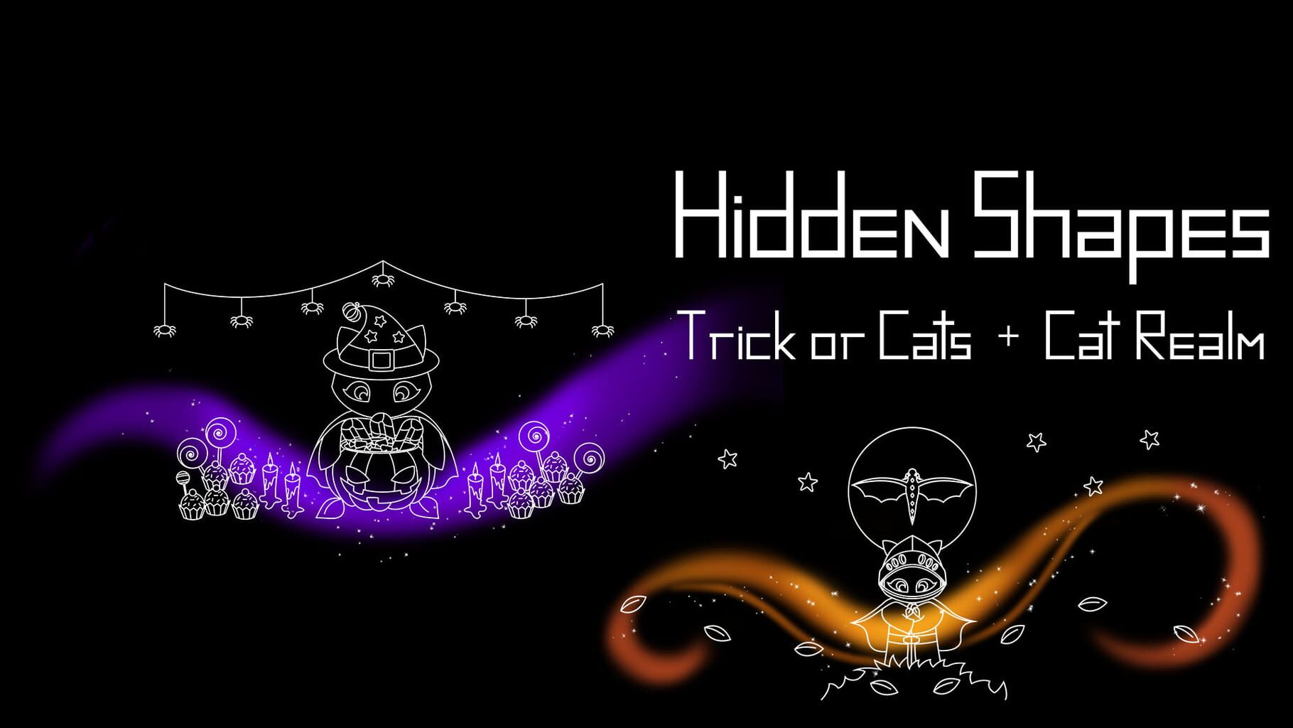 Hidden Shapes: Cat Realm + Trick or Cats artwork