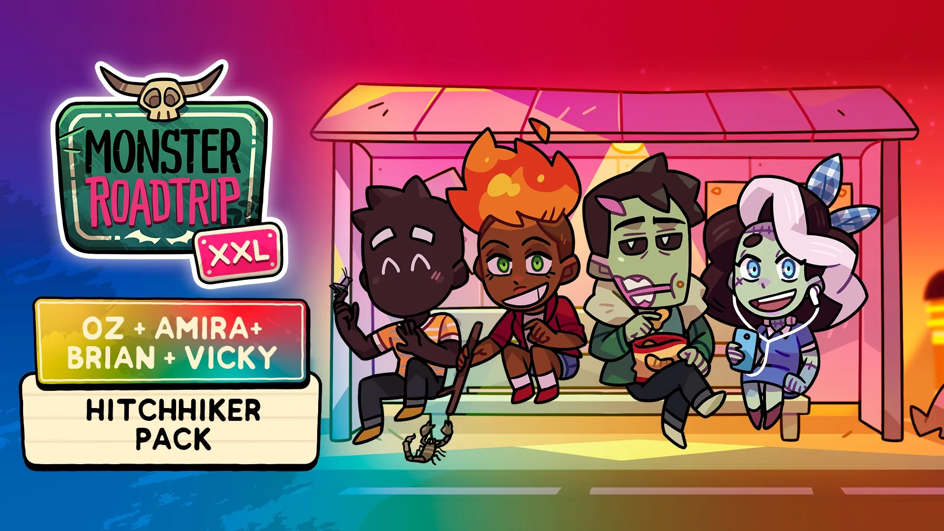Monster Roadtrip Hitchhiker Pack: The Color Squad