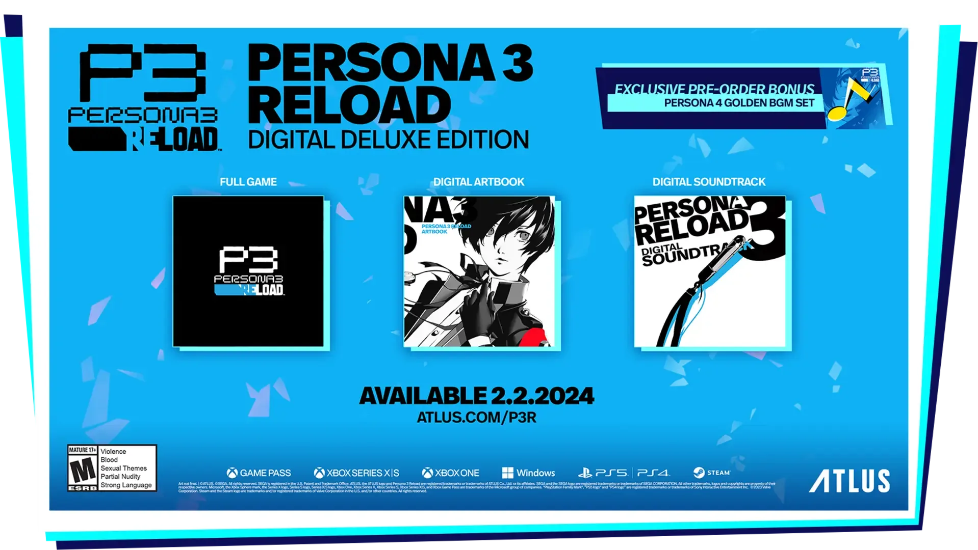 Arte - Persona 3 Reload: Digital Deluxe Edition