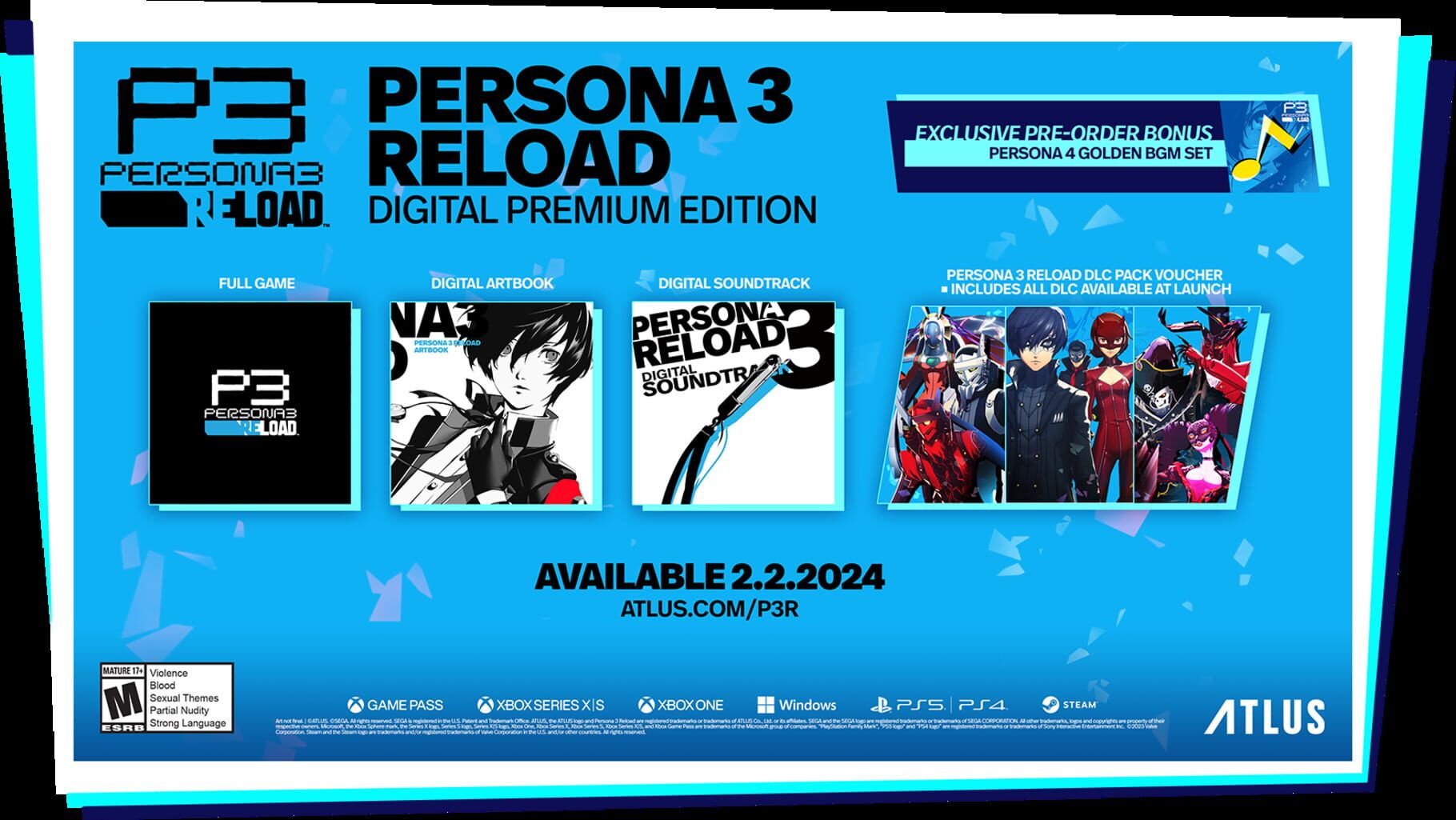 Arte - Persona 3 Reload: Digital Premium Edition