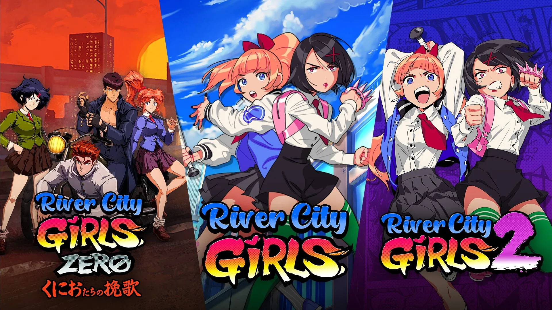 Arte - River City Girls 1, 2, and Zero Bundle