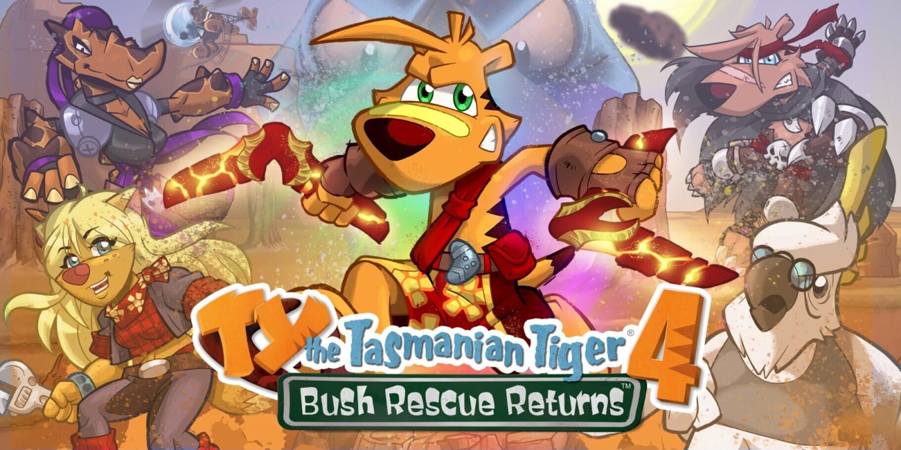 TY the Tasmanian Tiger 4: Bush Rescue Returns artwork