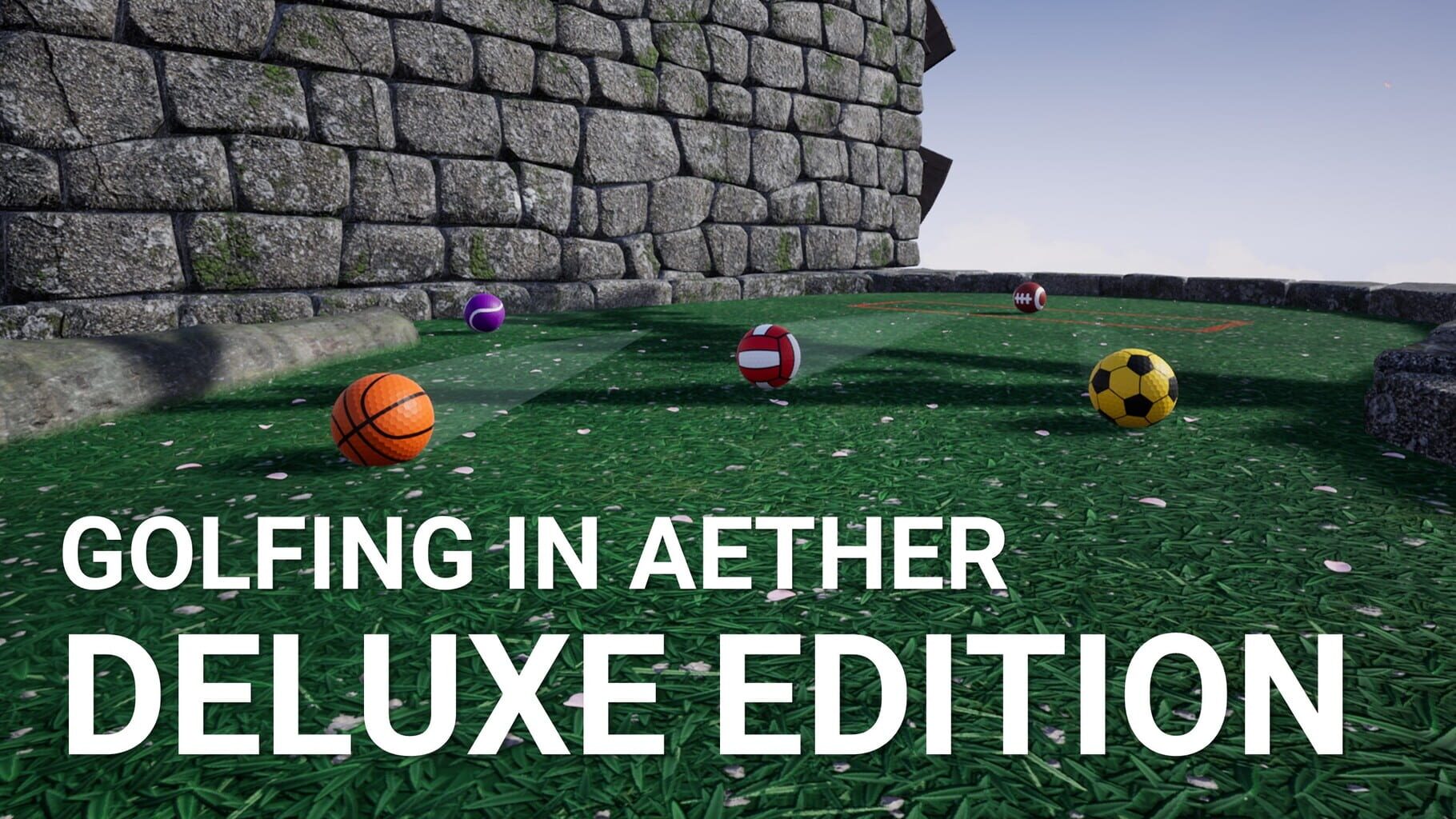 Golfing in Aether: Deluxe Edition artwork