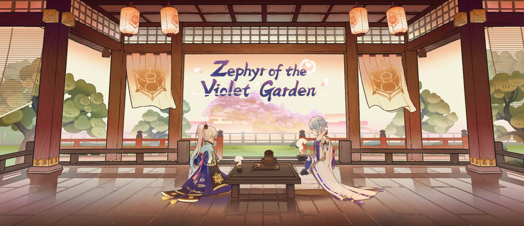 Arte - Genshin Impact: Zephyr of the Violet Garden