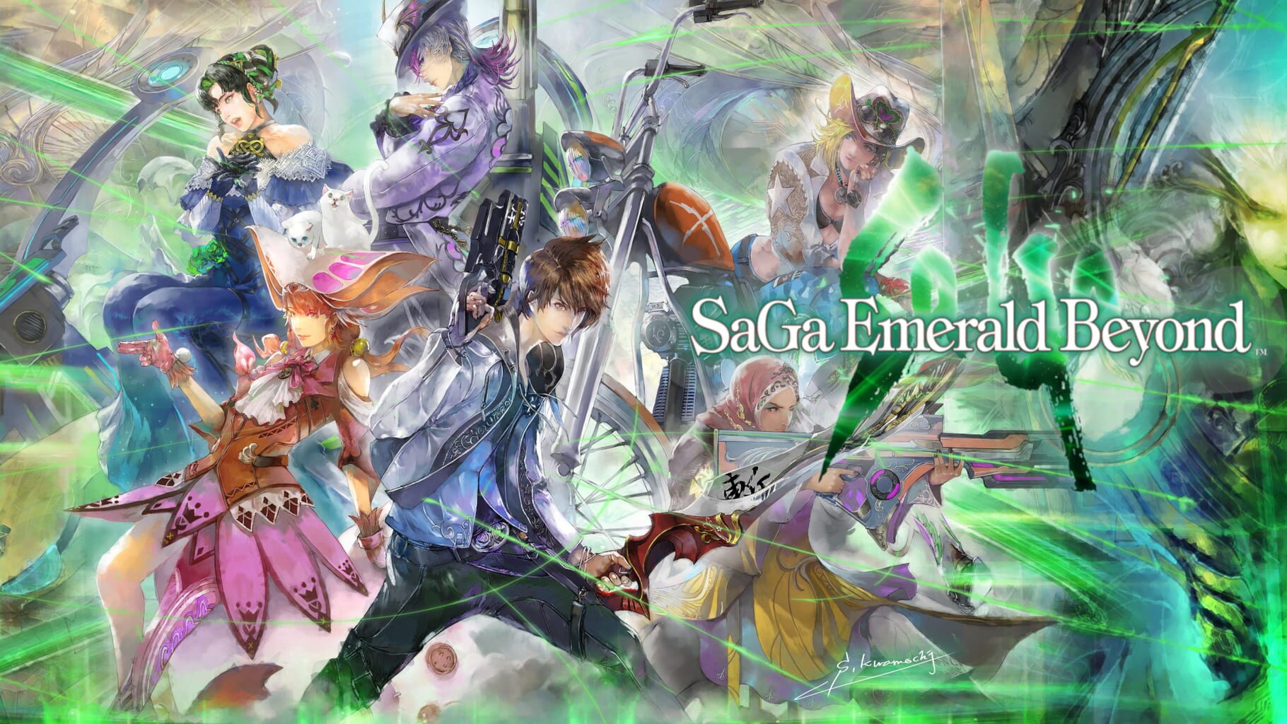 SaGa: Emerald Beyond artwork