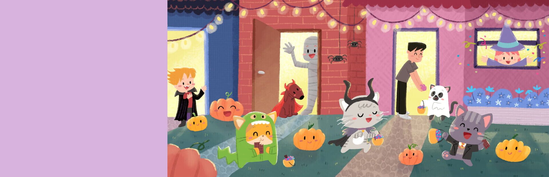Artwork for Buddy and Friends on Halloween