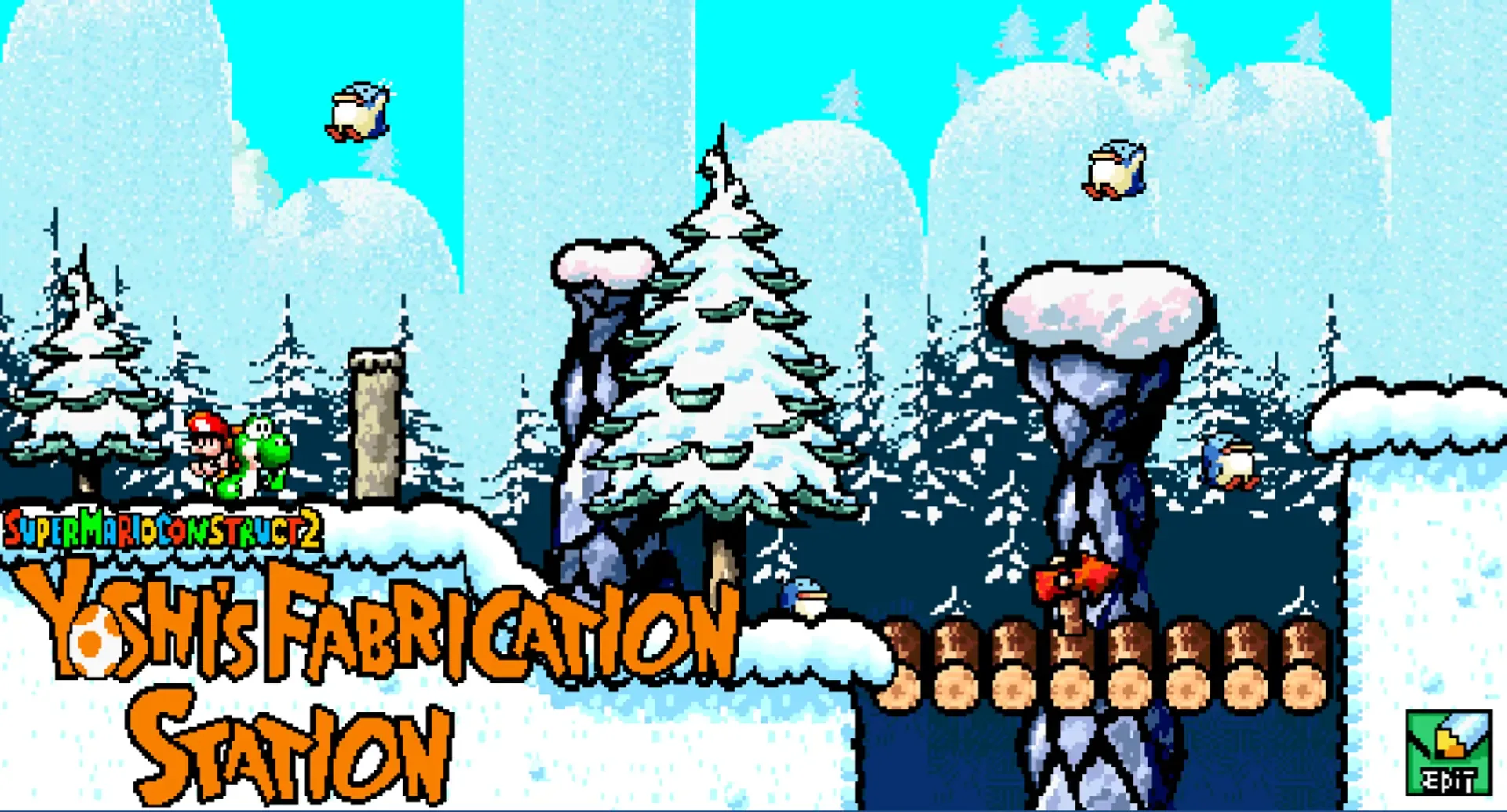 Super Mario Construct 2: Yoshi's Fabrication Station