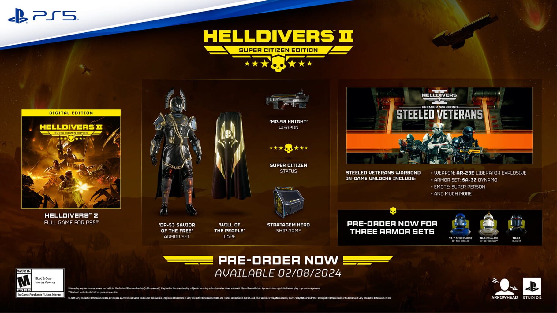 Arte - Helldivers II: Super Citizen Edition