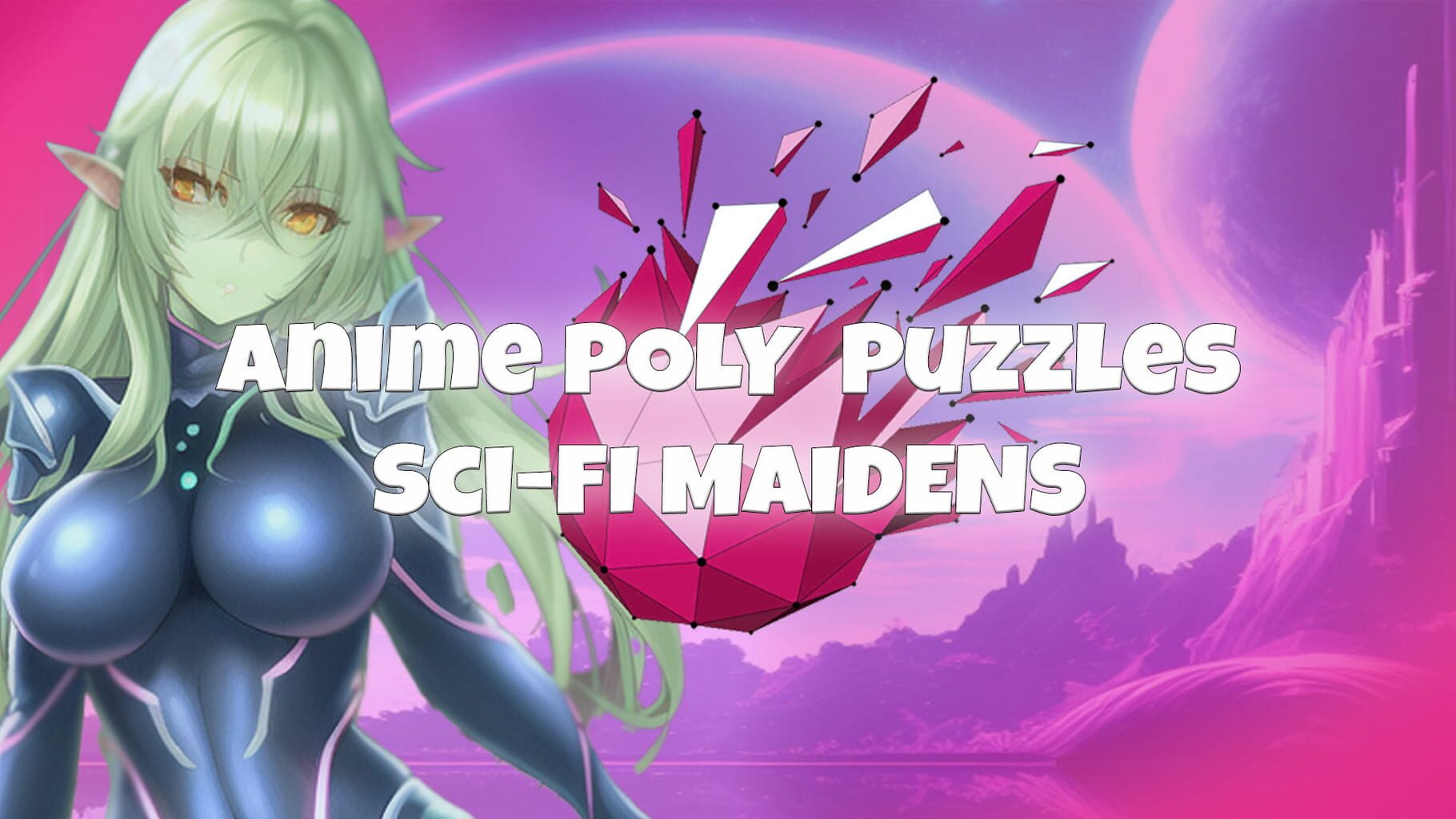 Anime Poly Puzzle: Sci-Fi Maidens artwork