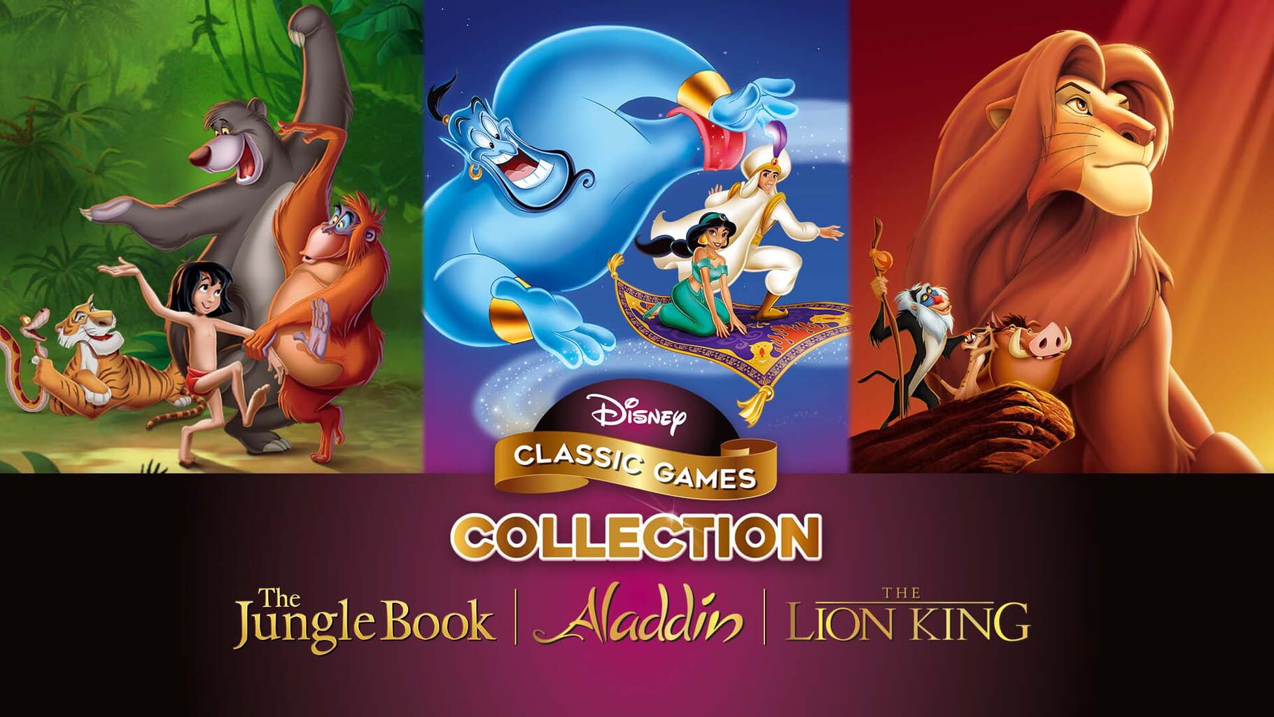Disney Classic Games: Aladdin and The Lion King - The Jungle Book and More Aladdin Pack Image