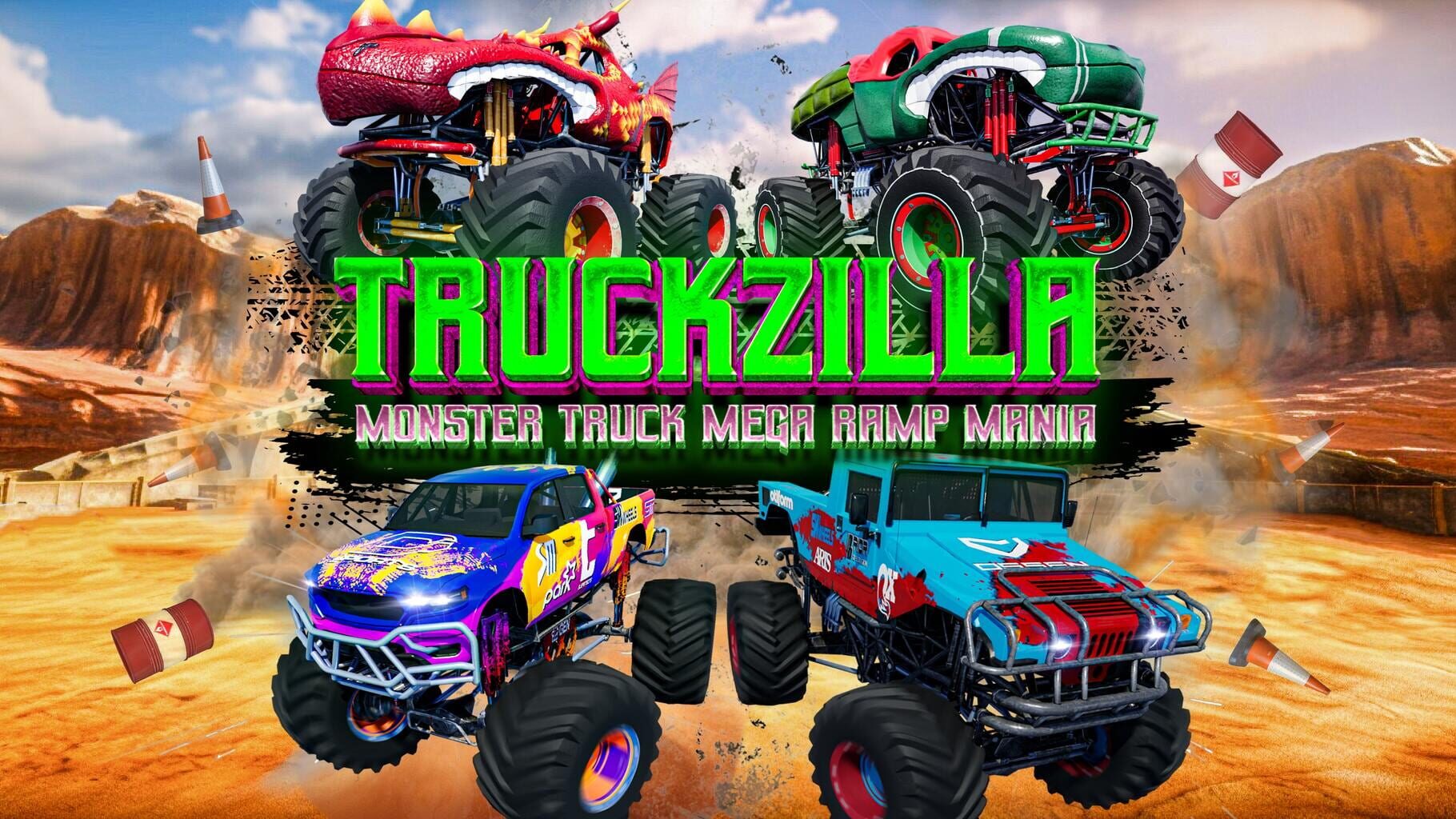 Truckzilla: Monster Truck Mega Ramp Mania artwork