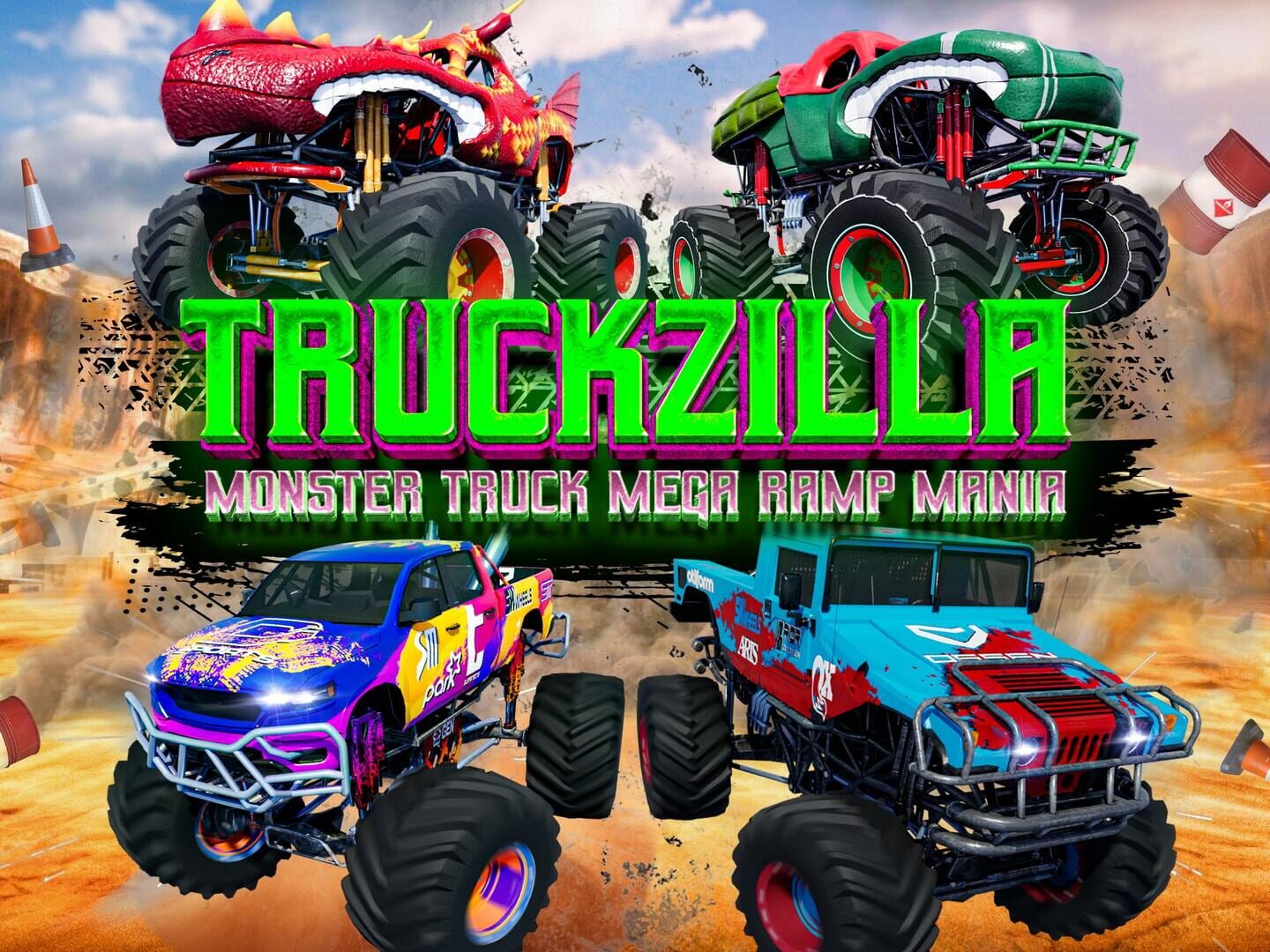 Truckzilla: Monster Truck Mega Ramp Mania artwork