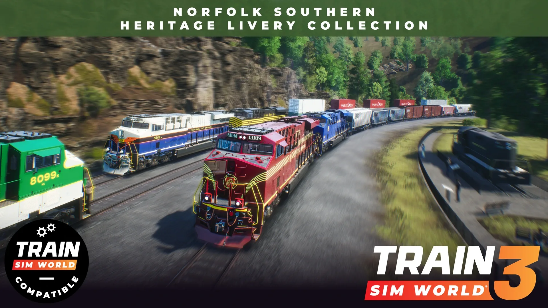 Train Sim World 3: Norfolk Southern Heritage Livery Collection Add-On