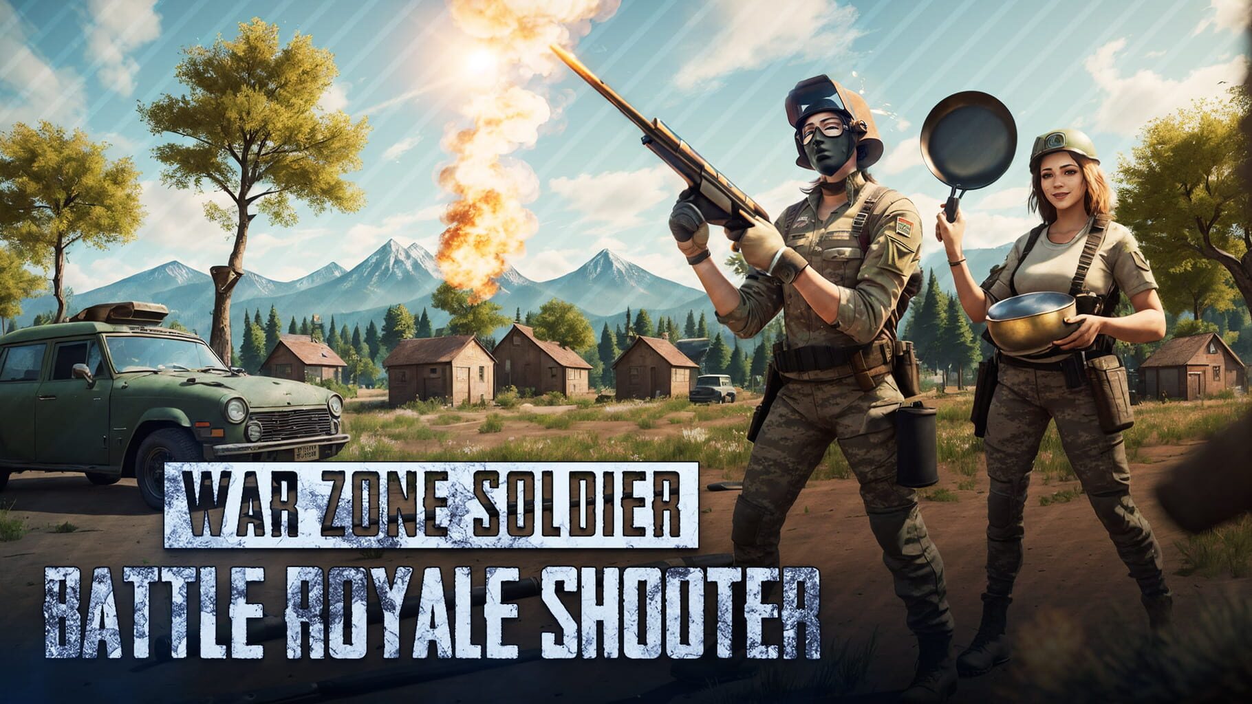 War Zone Soldier: Battle Royale Shooter artwork