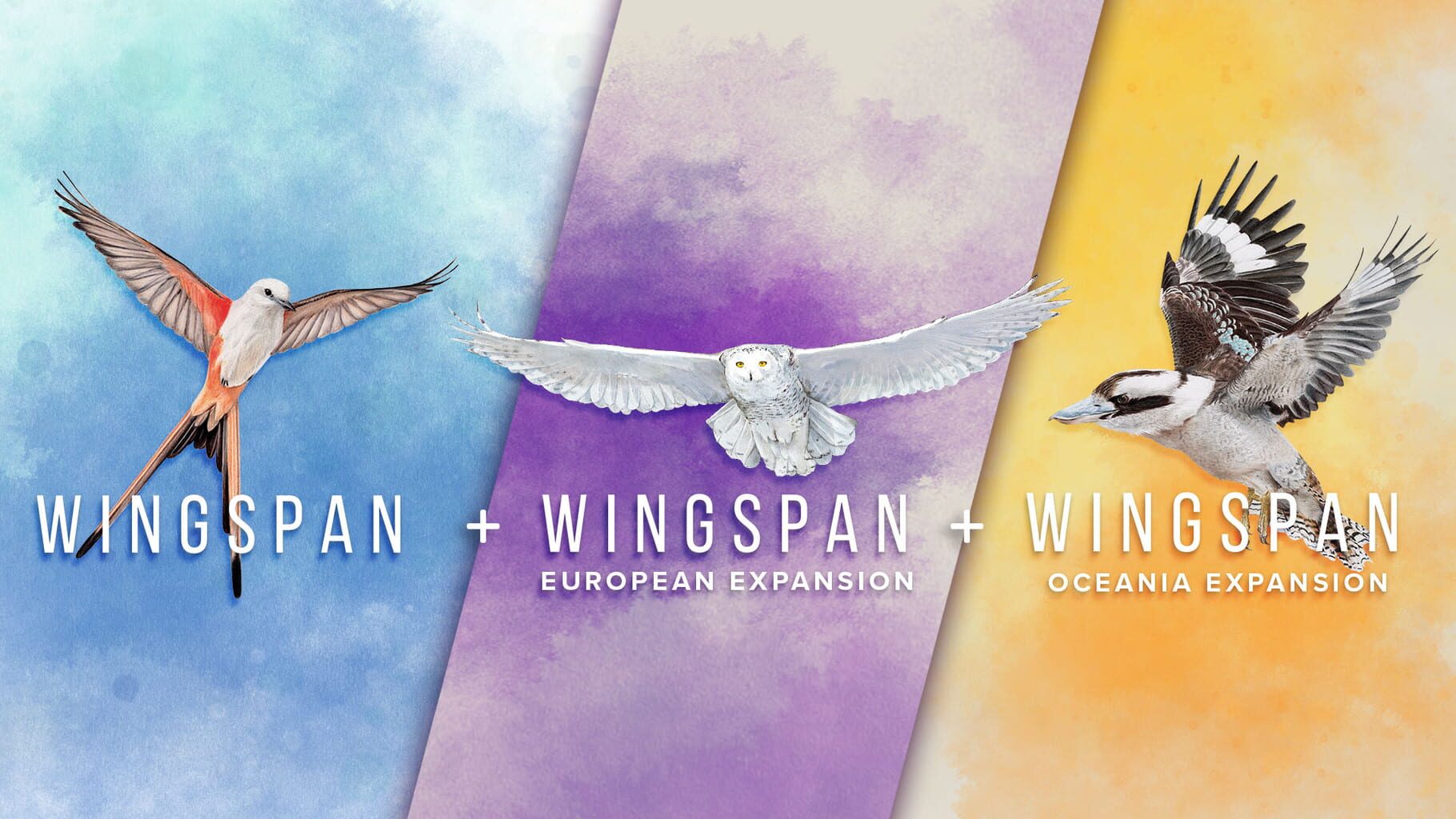 Wingspan + European Expansion + Oceania Expansion artwork