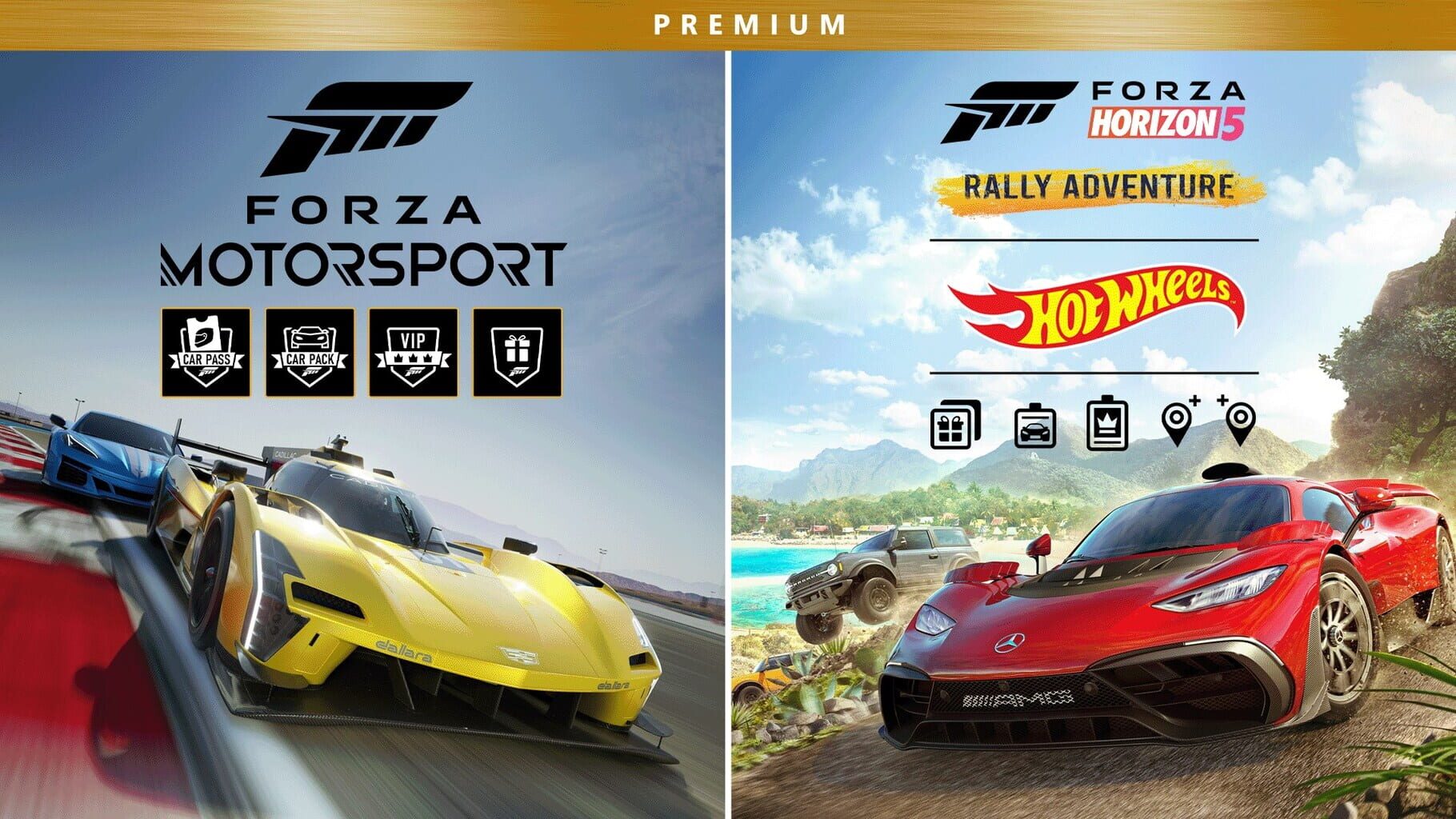 Arte - Forza Motorsport and Forza Horizon 5 Premium Editions Bundle