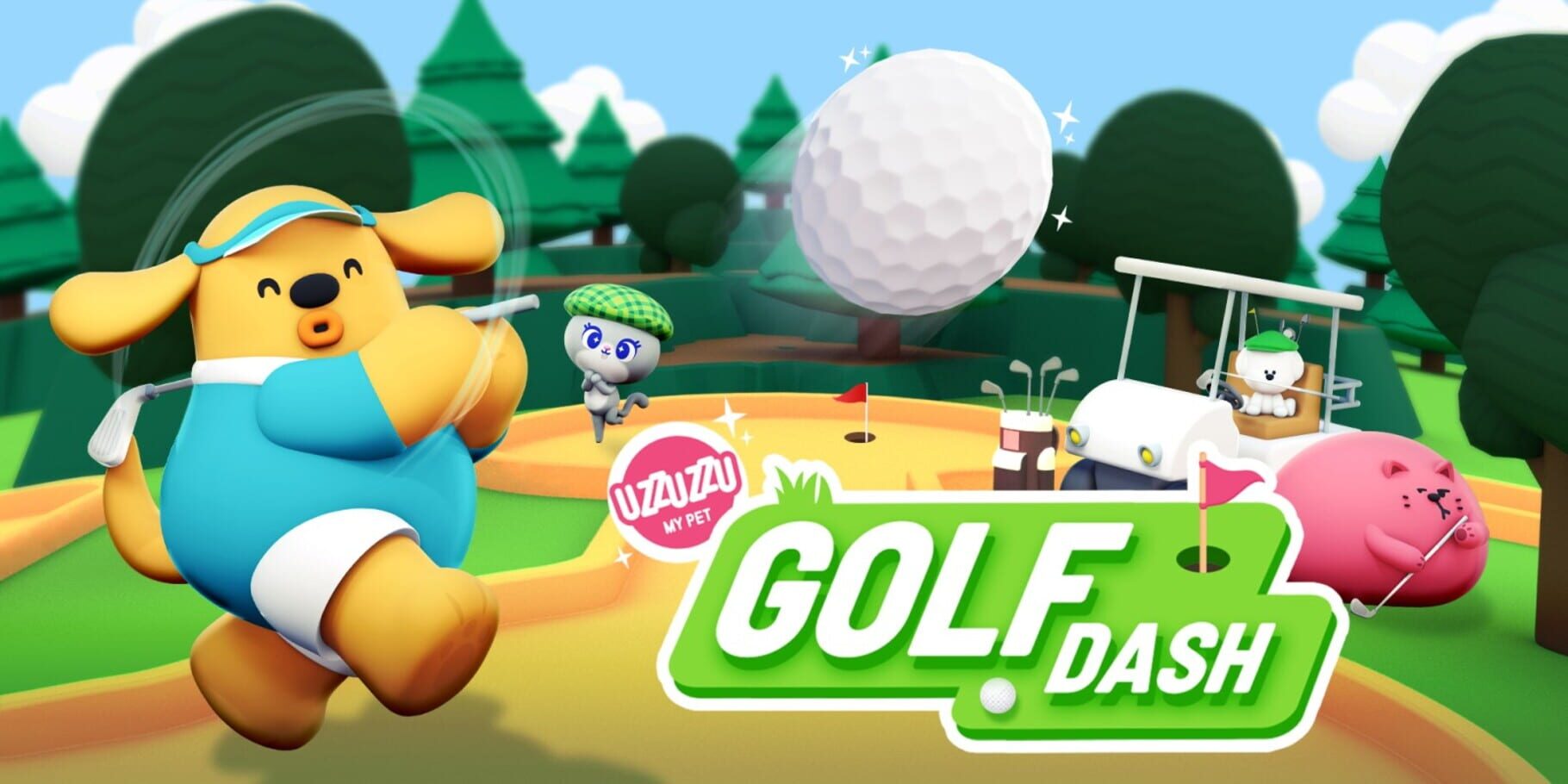 Uzzuzzu My Pet: Golf Dash artwork