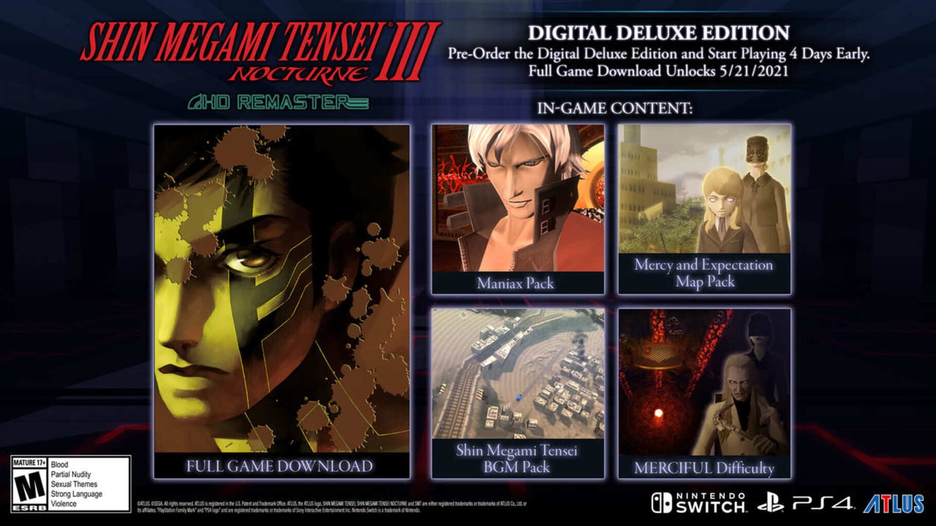 Shin Megami Tensei III: Nocturne - HD Remaster Digital Deluxe Edition artwork