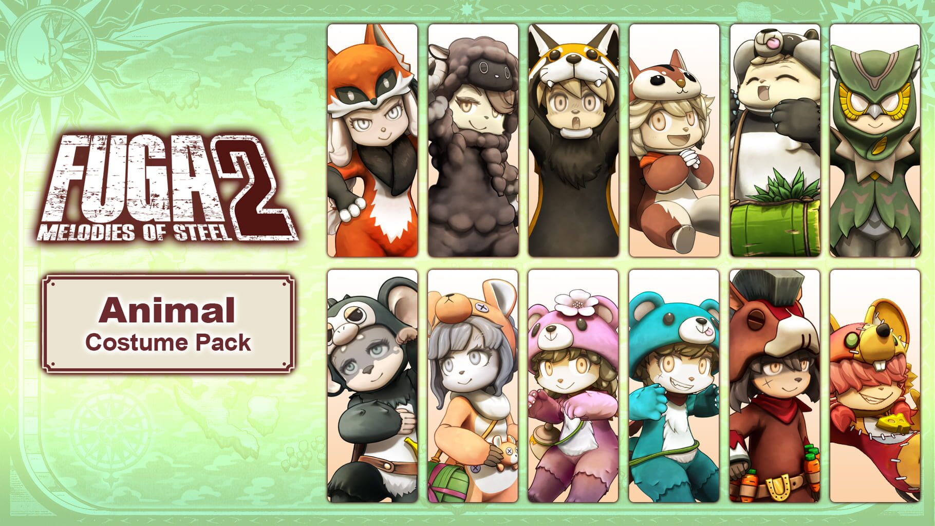 Arte - Fuga: Melodies of Steel 2 - Animal Costume Pack