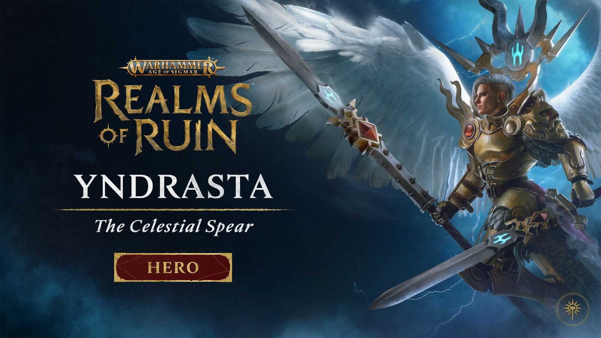 Artwork for Warhammer Age of Sigmar: Realms of Ruin - The Yndrasta, Celestial Spear Pack