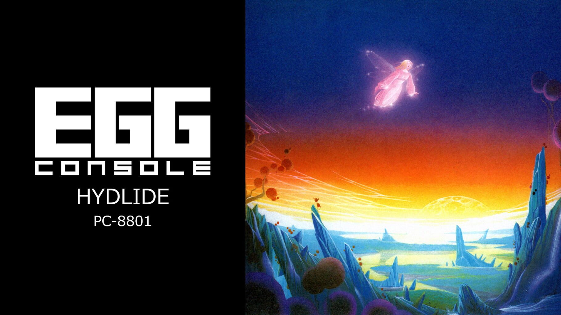 Eggconsole Hydlide PC-8801 artwork