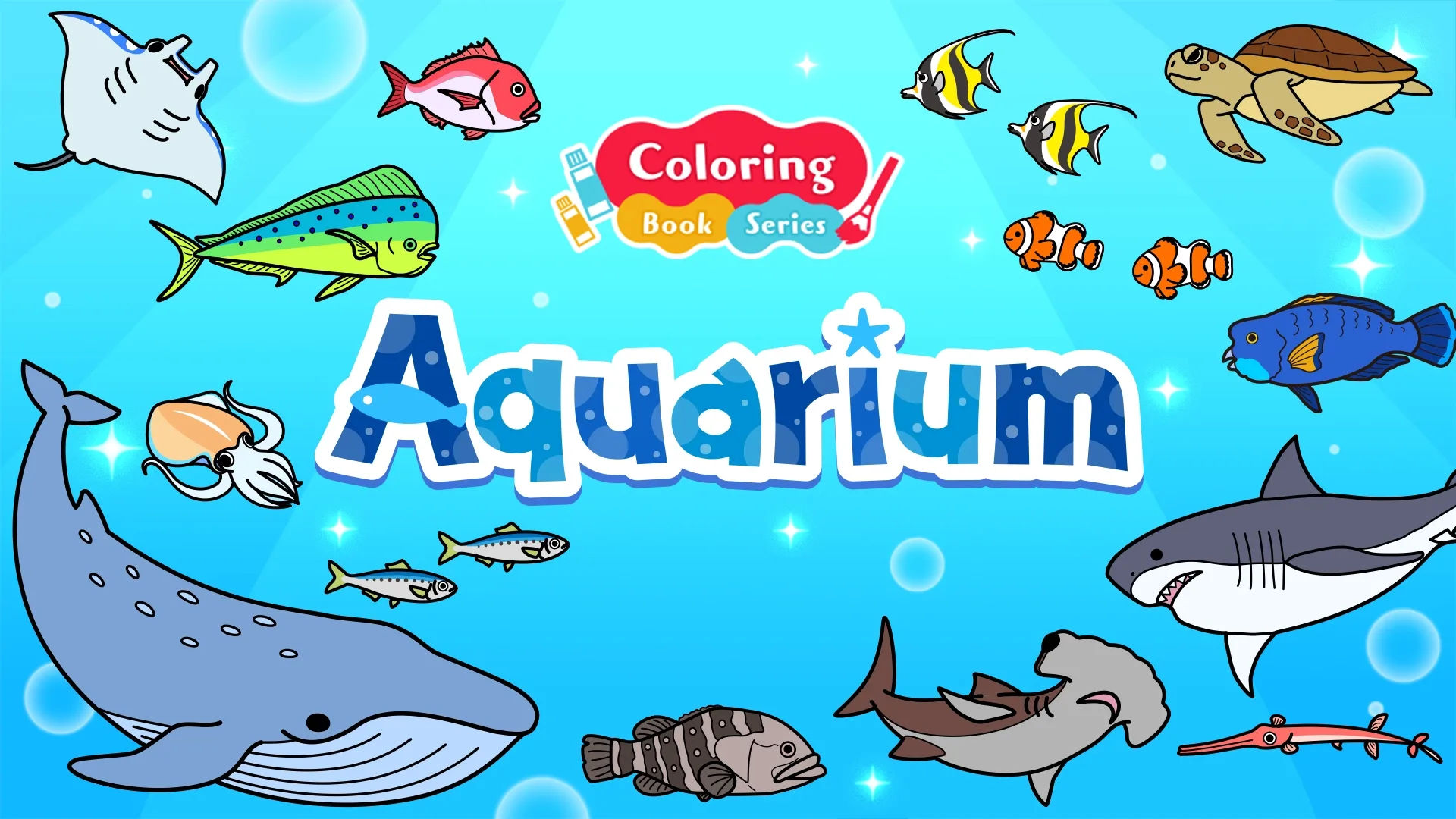 Coloring Book Series: Aquarium
