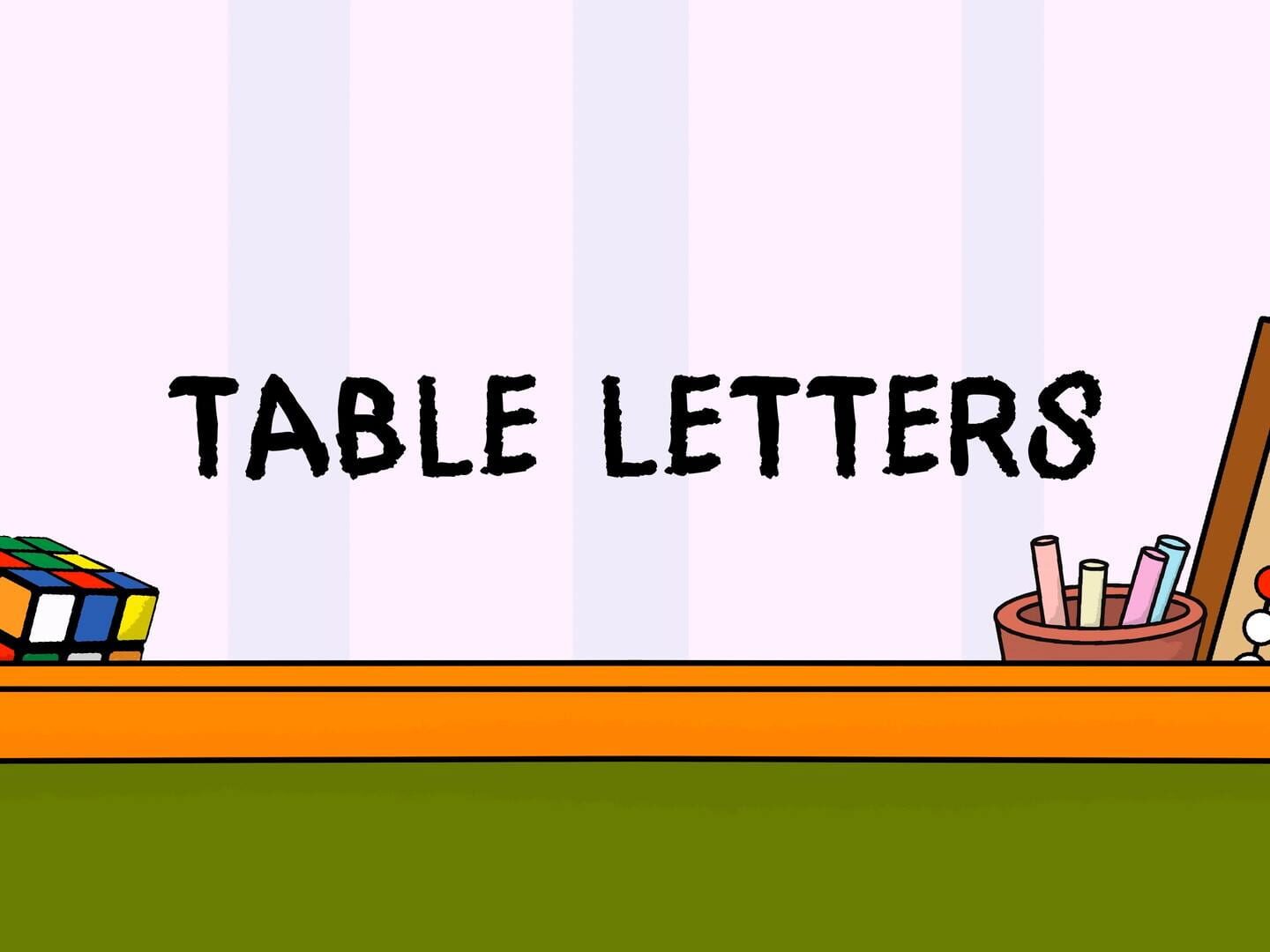 Arte - Table Letters