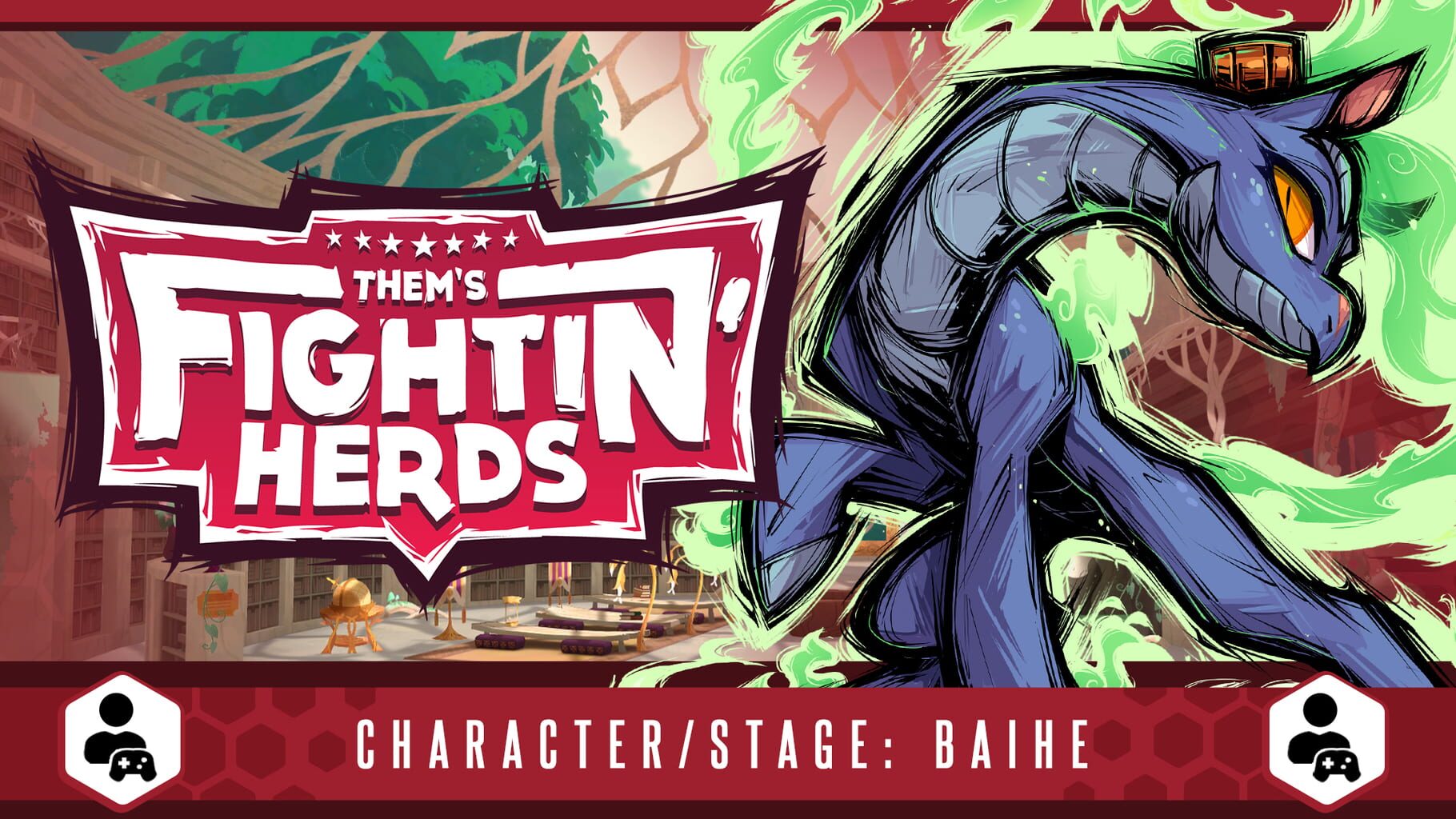 Arte - Them's Fightin' Herds: Baihe