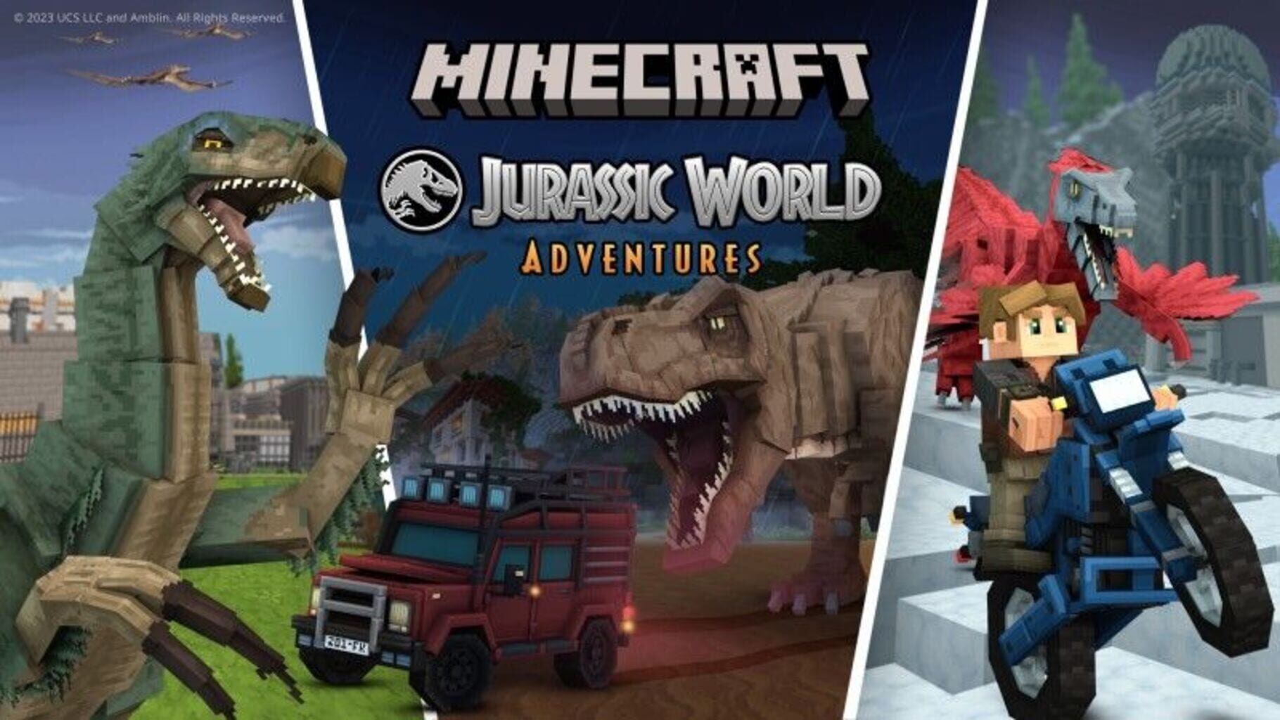 Arte - Minecraft: Jurassic World Adventures