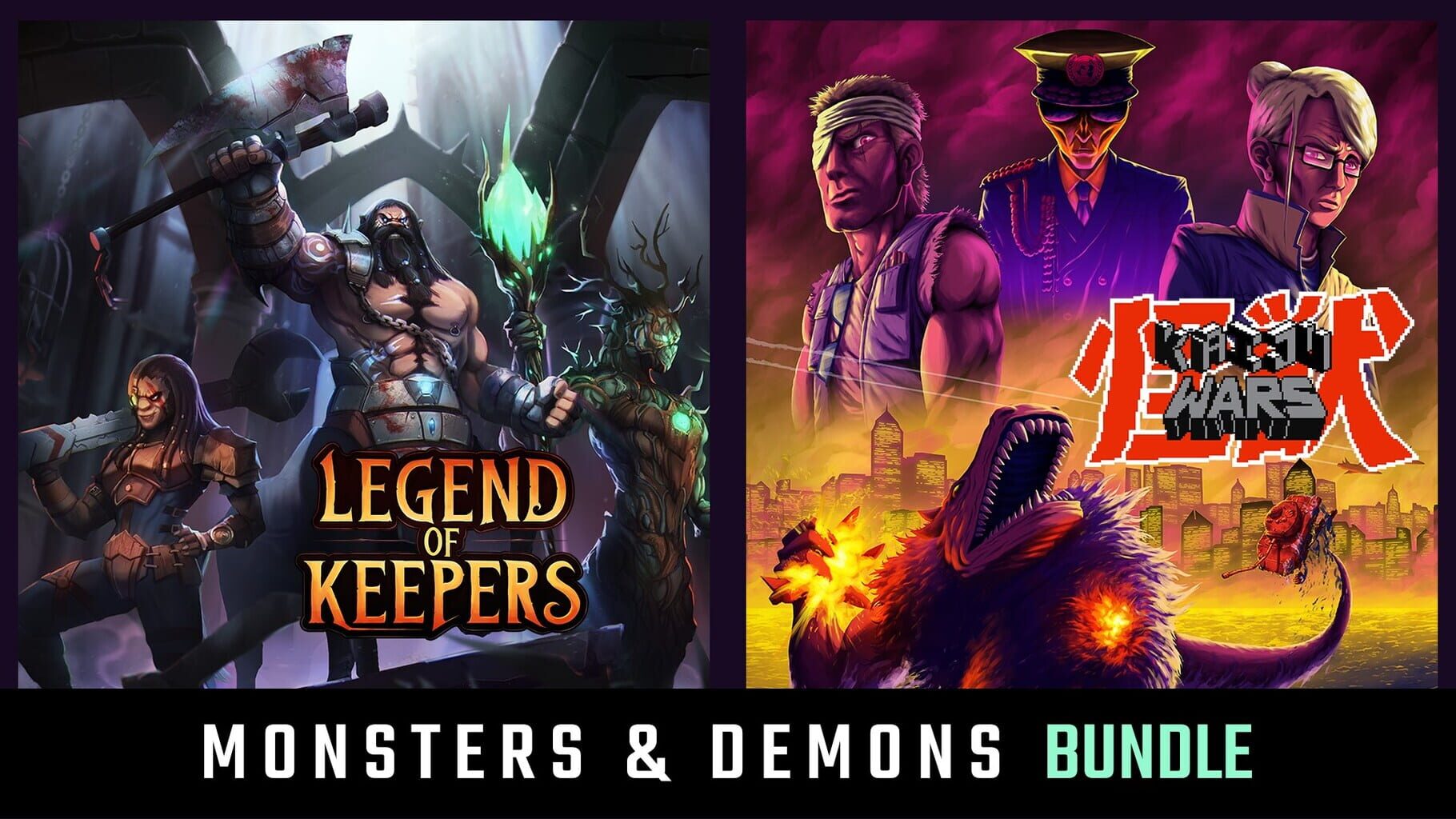 Arte - Kaiju Wars + Legend of Keepers: Monsters & Demons Bundle