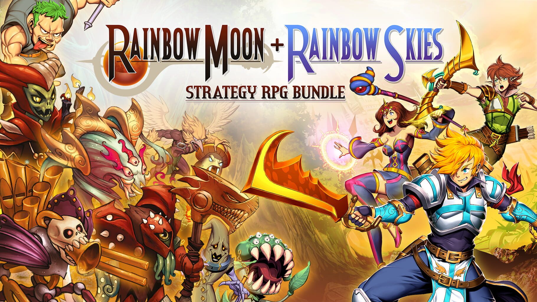 Rainbow Moon + Rainbow Skies Strategy RPG Bundle artwork