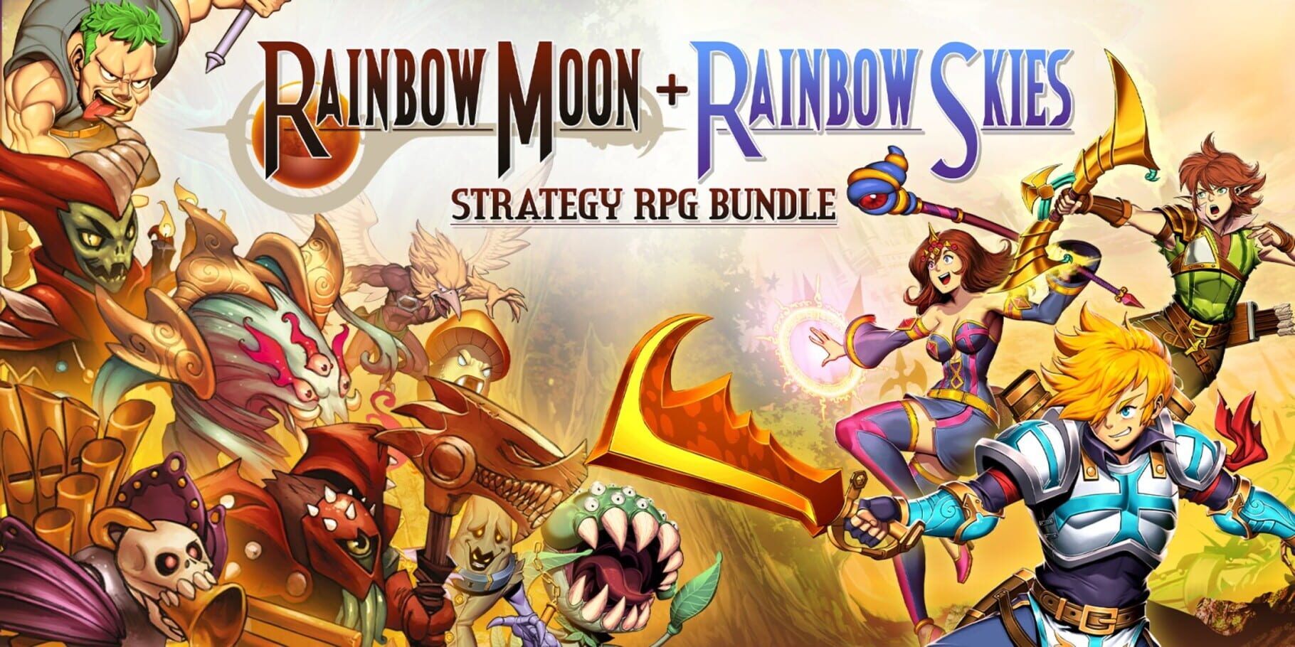 Rainbow Moon + Rainbow Skies Strategy RPG Bundle artwork