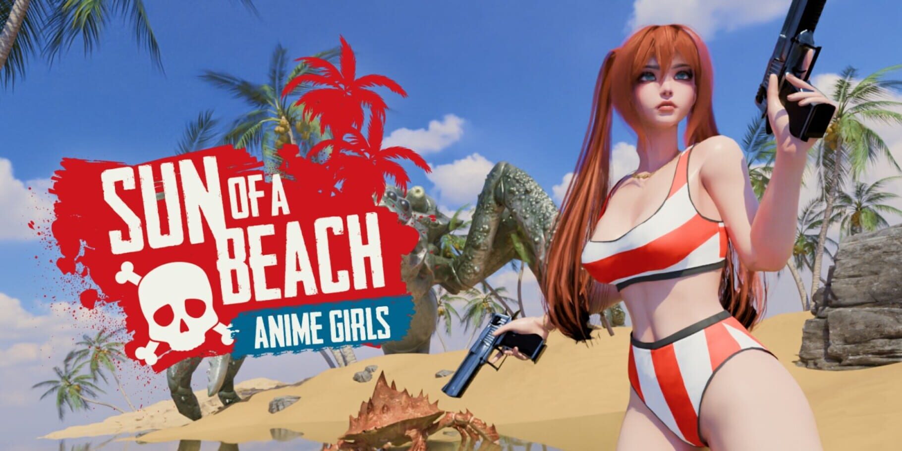 Anime Girls: Sun of a Beach artwork