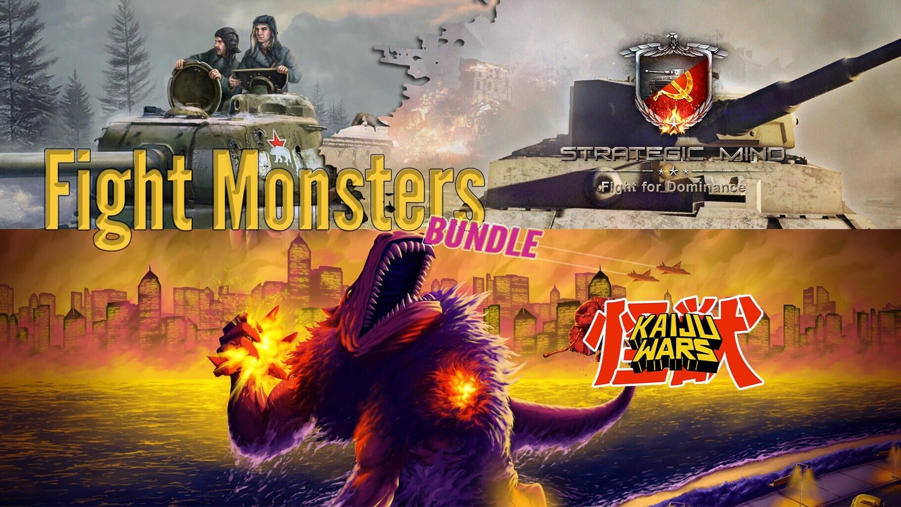 Arte - Strategic Mind: Fight for Dominance + Kaiju Wars - Fight Monsters Bundle