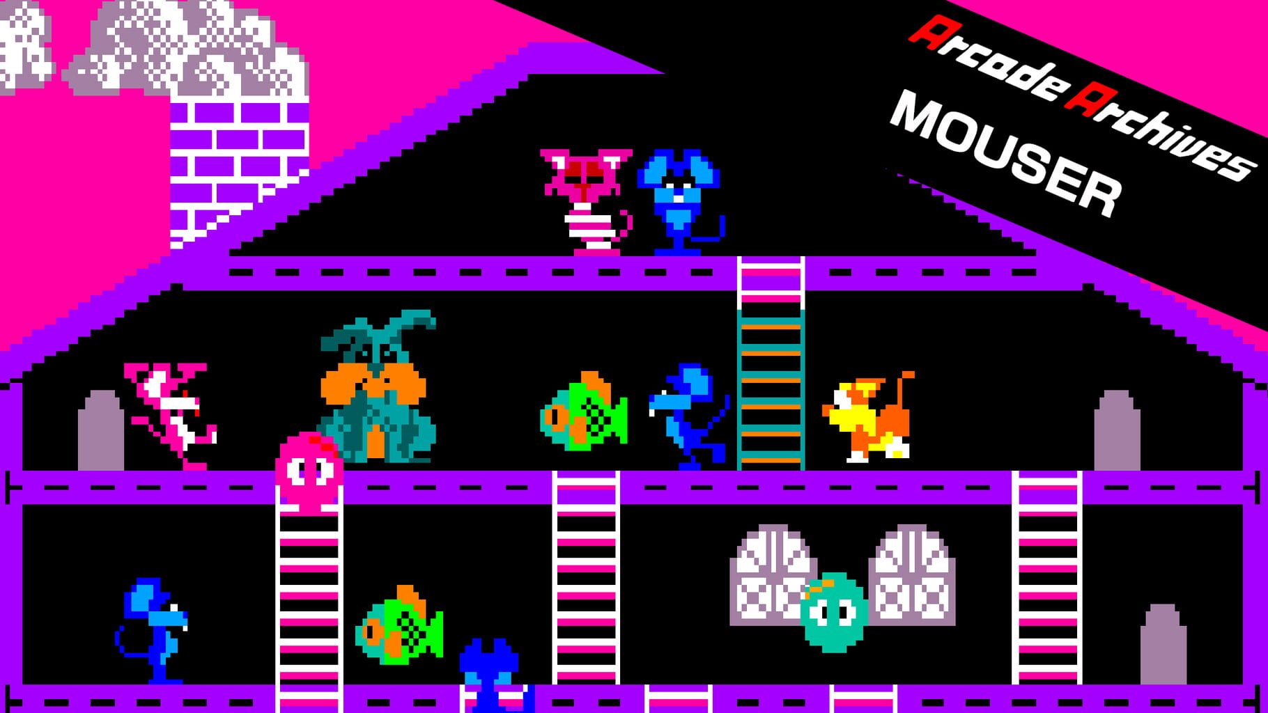 Arcade Archives: Mouser artwork